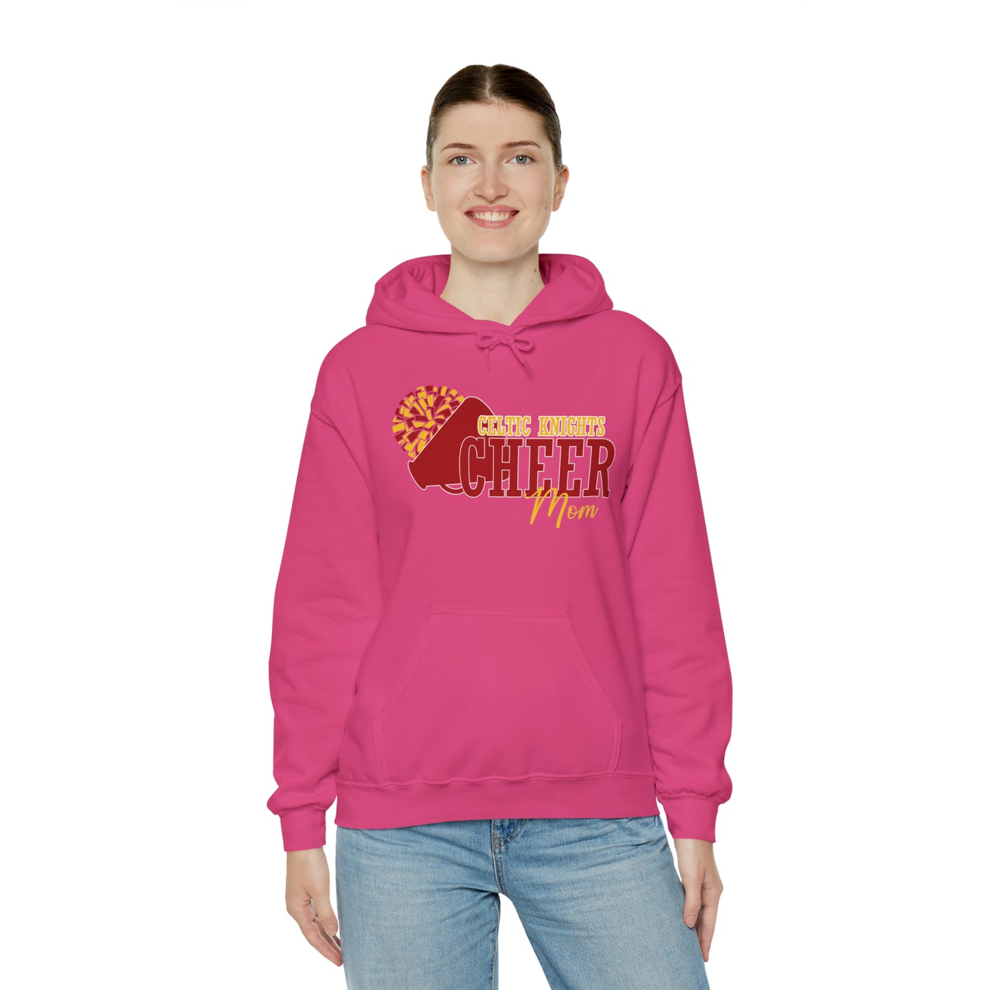 Celtic Knights Cheer Mom Hooded Sweatshirt
