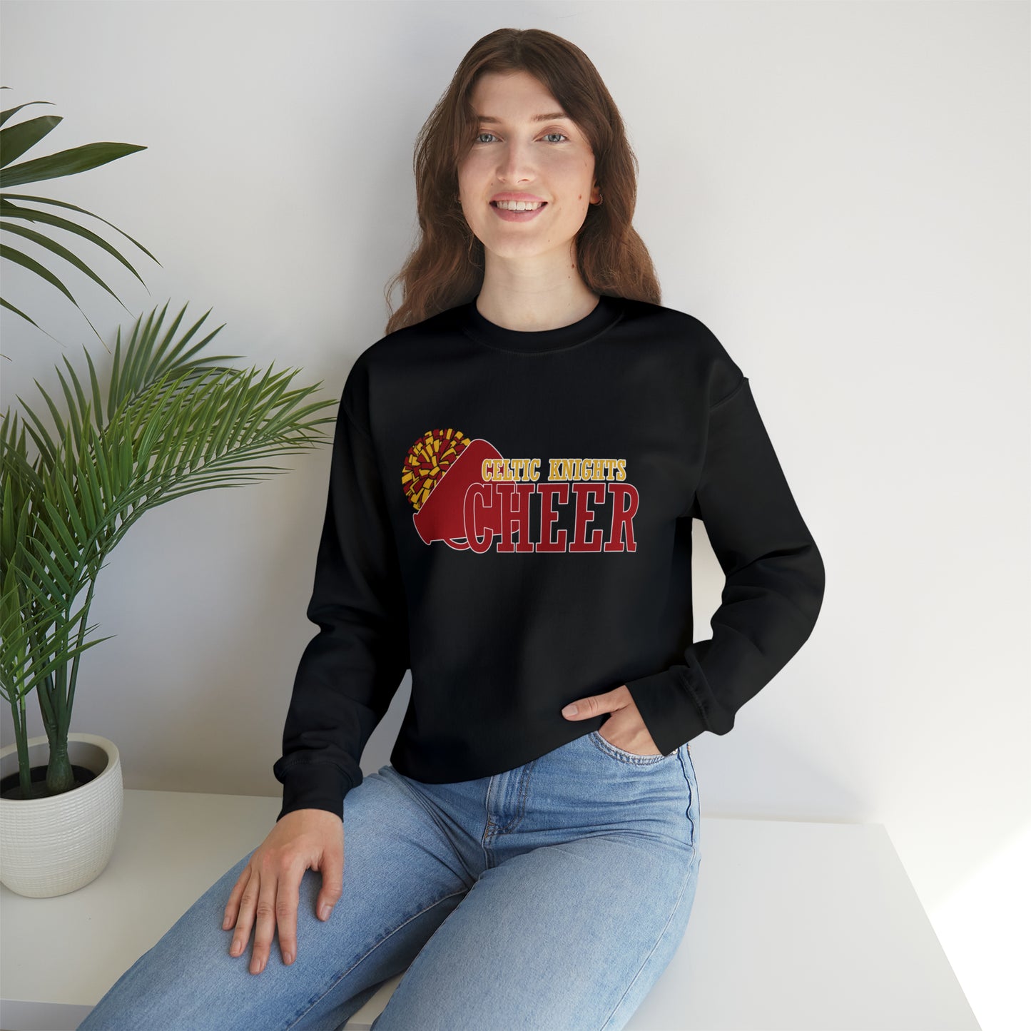 Celtic Knights Cheer Crewneck Sweatshirt