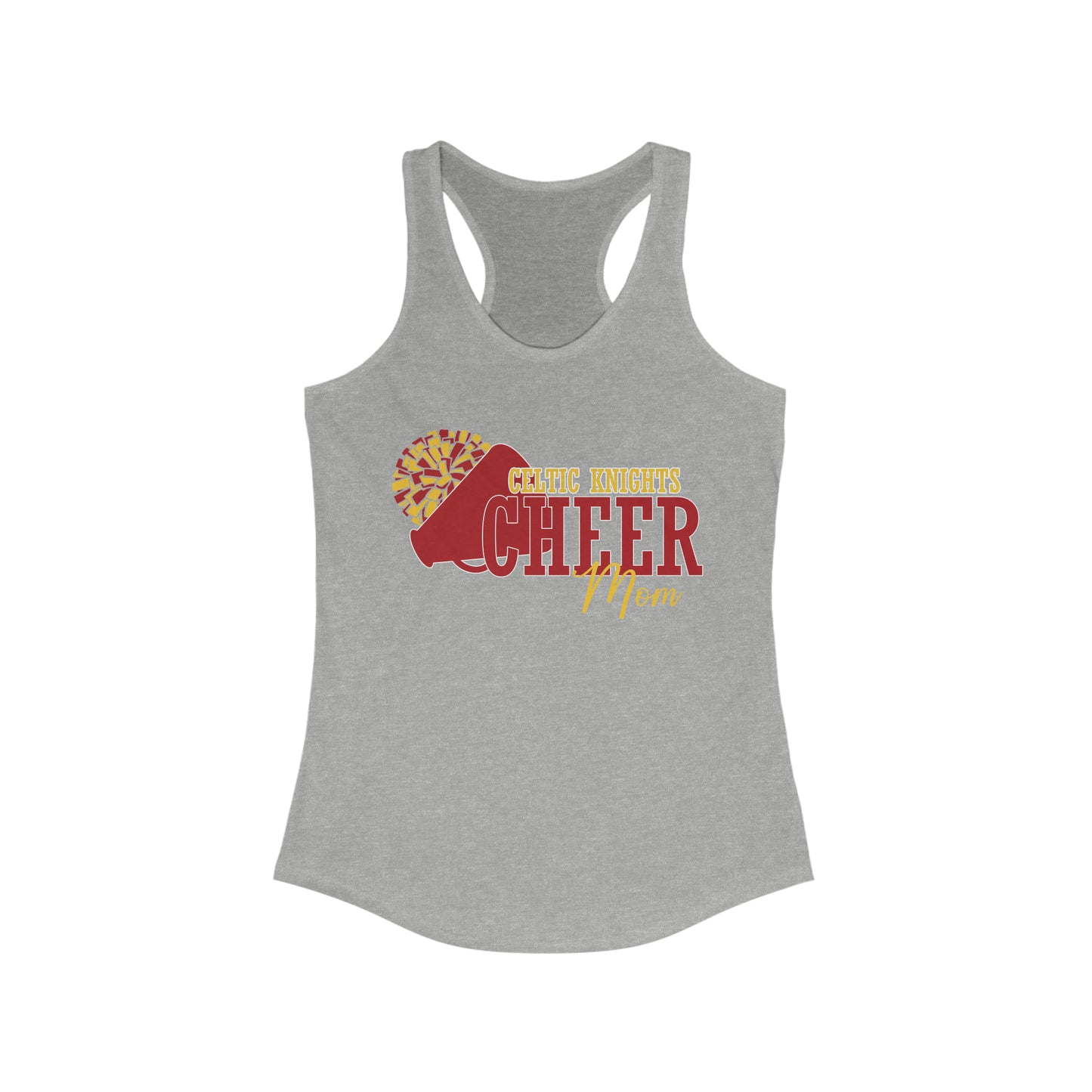 Celtic Knights Cheer Mom Racerback Tank