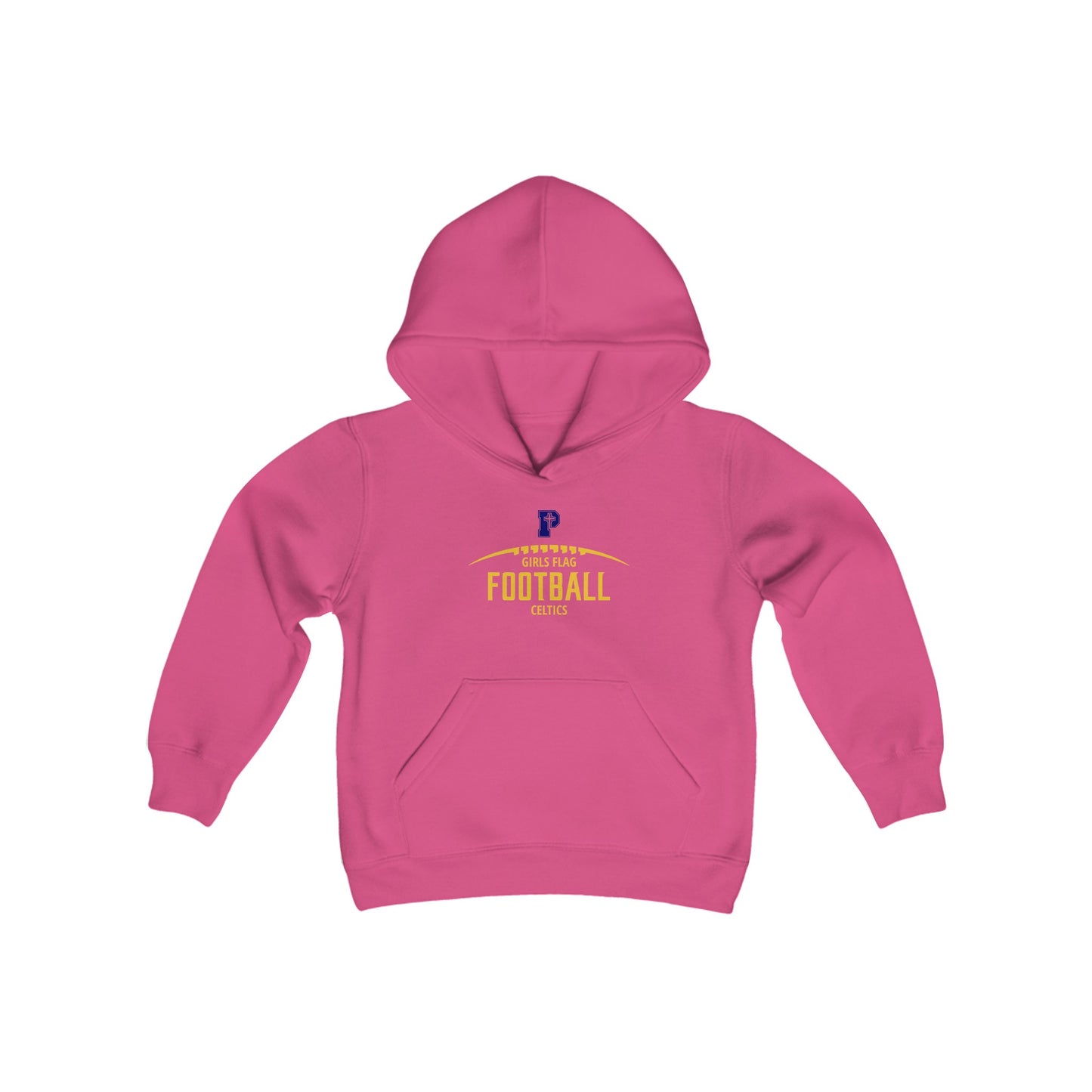 Flag Football Youth Hooded Sweatshirt