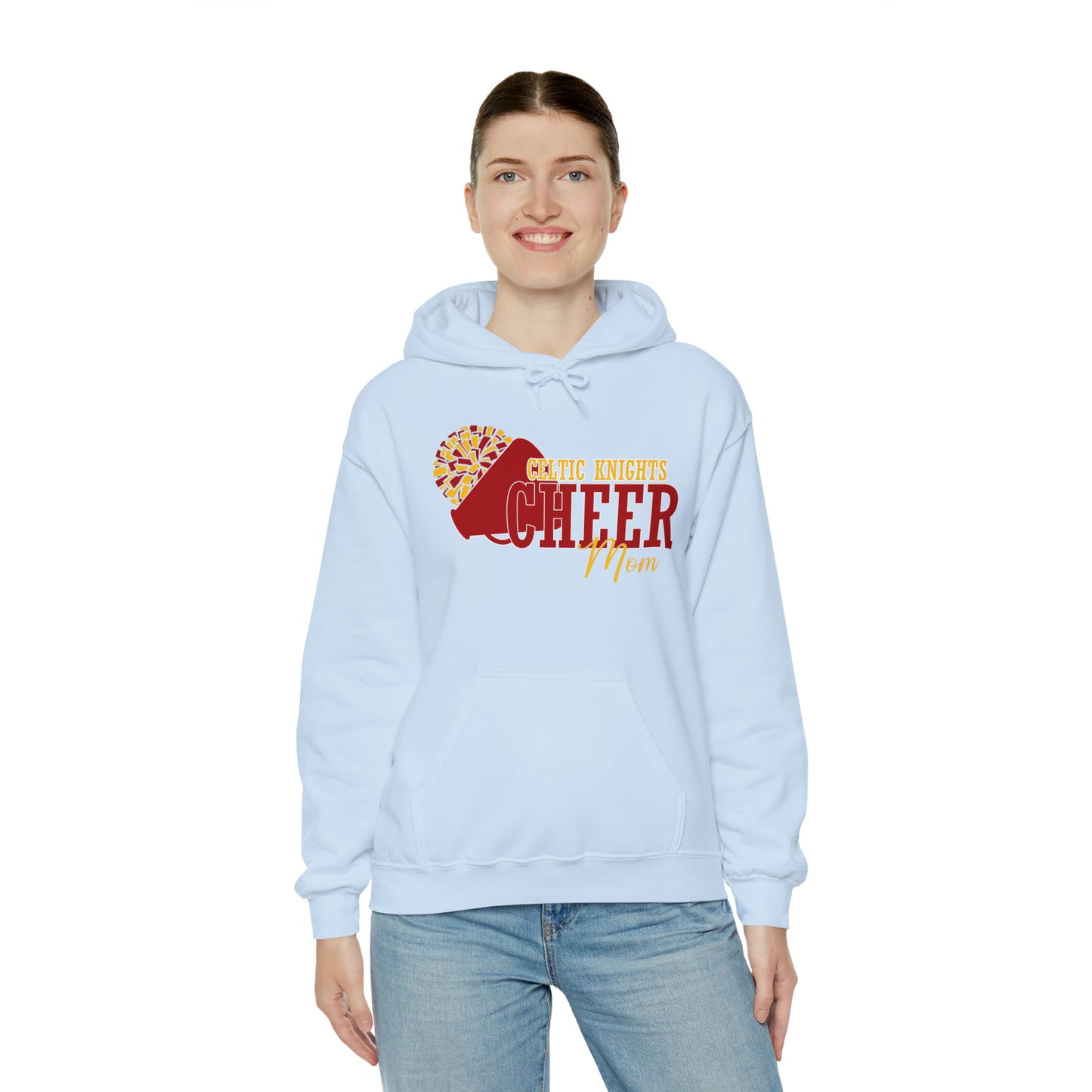 Celtic Knights Cheer Mom Hooded Sweatshirt
