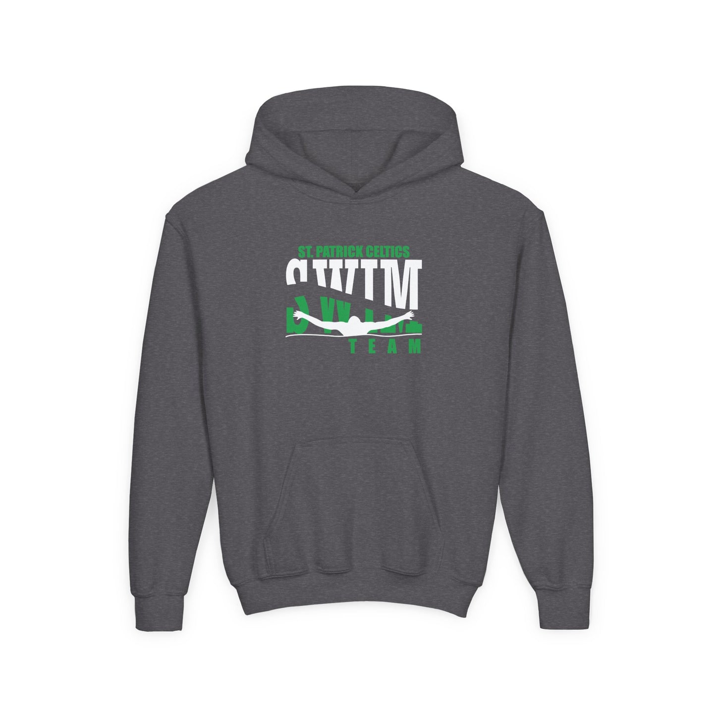 Swimming Youth Hooded Sweatshirt