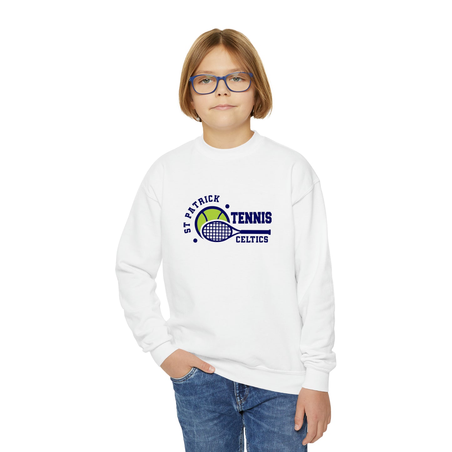 Tennis Youth Crewneck Sweatshirt