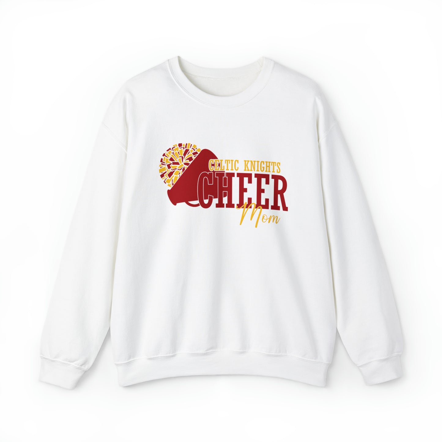 Celtic Knights Cheer Mom Crewneck Sweatshirt
