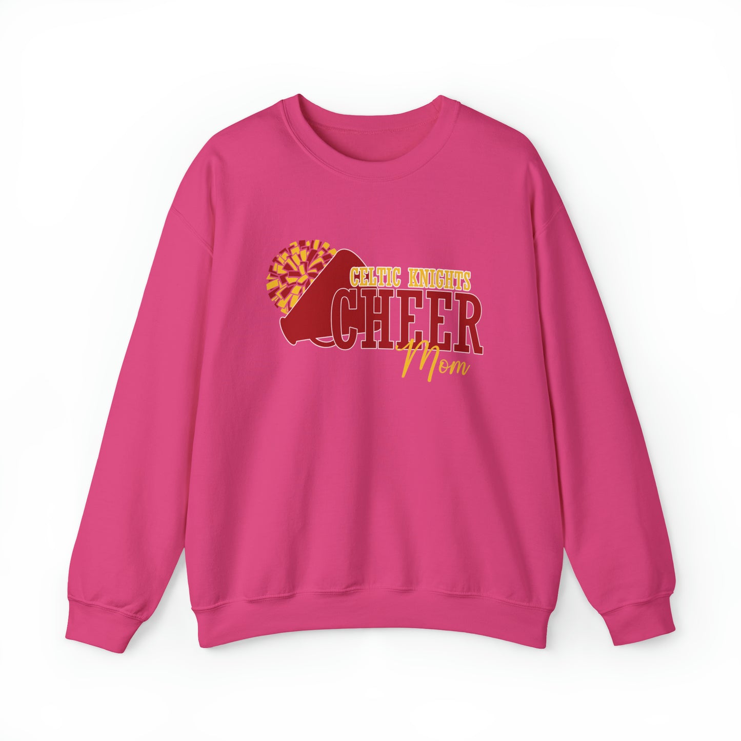 Celtic Knights Cheer Mom Crewneck Sweatshirt