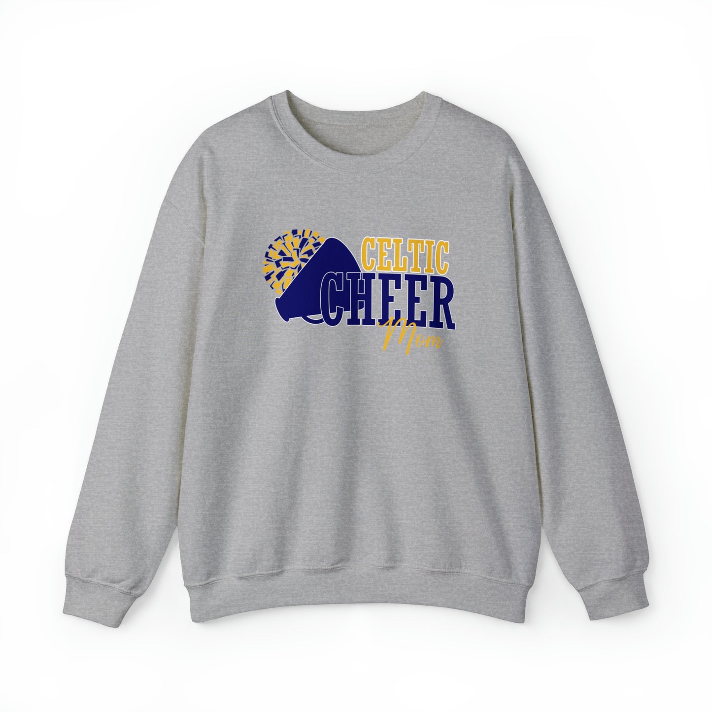 Celtic Cheer Mom Crewneck Sweatshirt