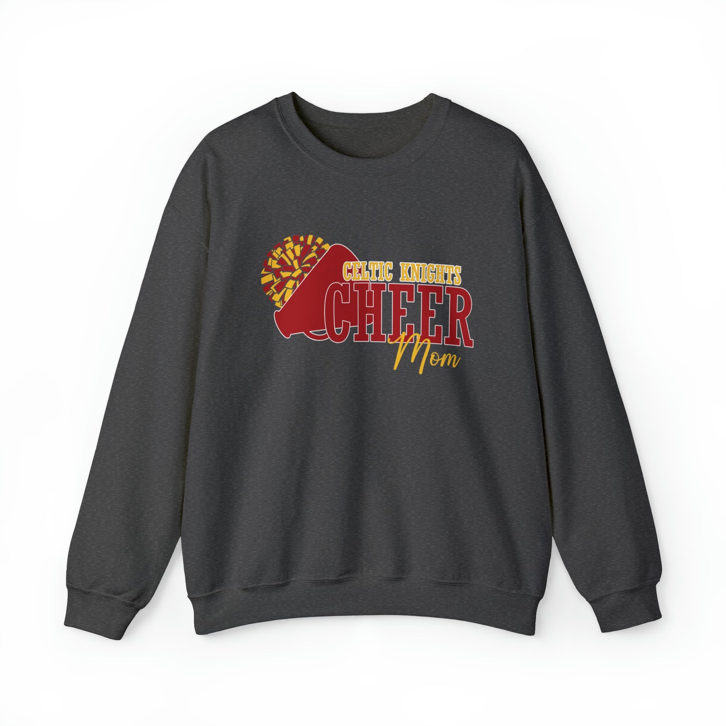 Celtic Knights Cheer Mom Crewneck Sweatshirt