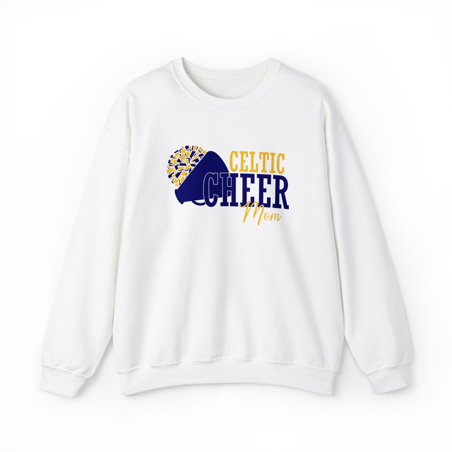 Celtic Cheer Mom Crewneck Sweatshirt