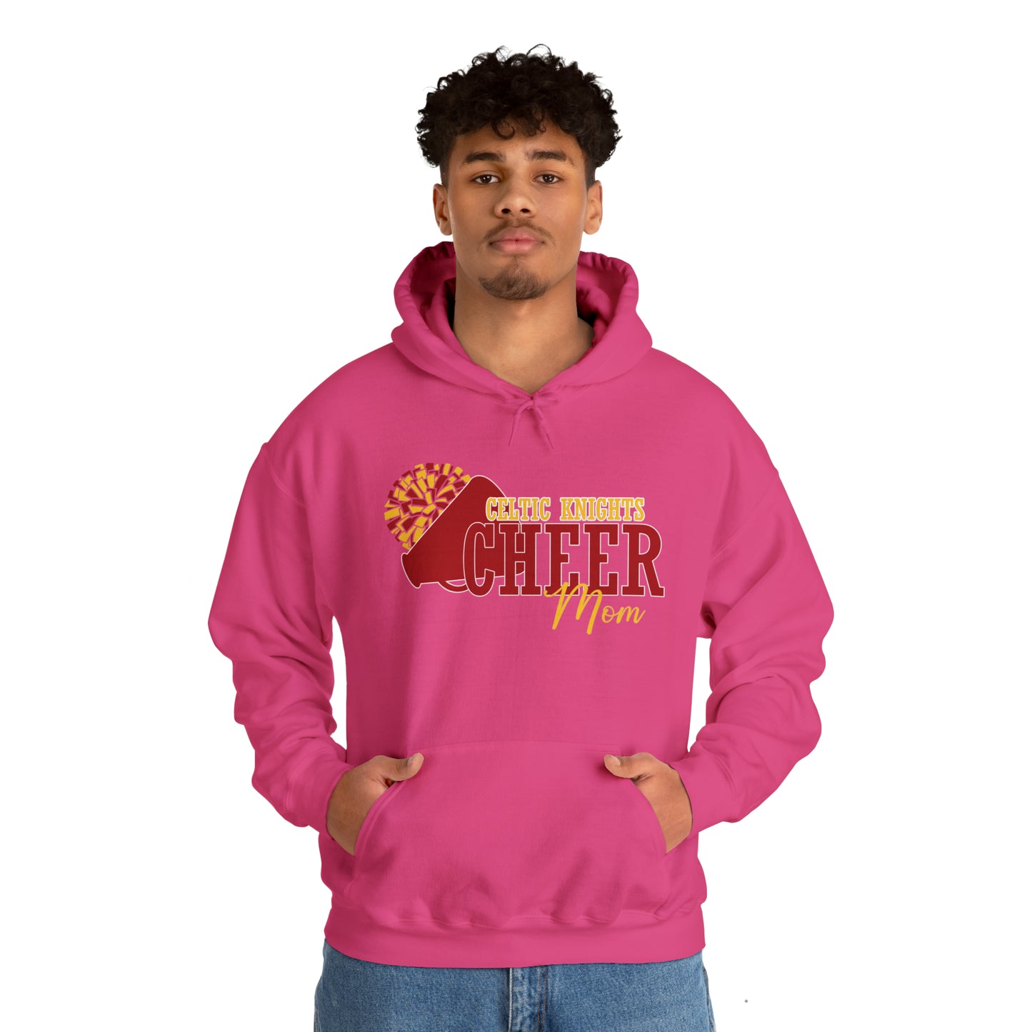 Celtic Knights Cheer Mom Hooded Sweatshirt