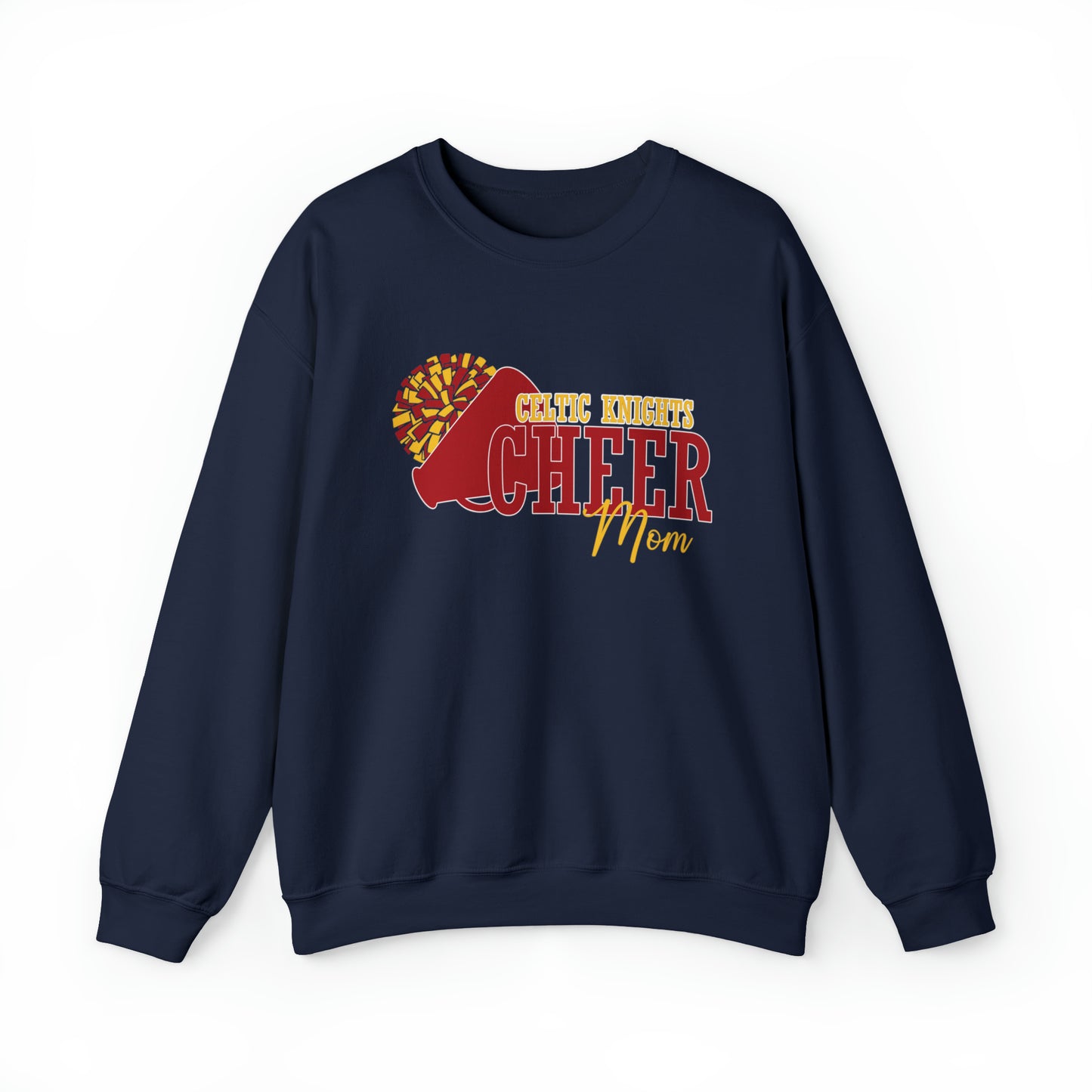 Celtic Knights Cheer Mom Crewneck Sweatshirt