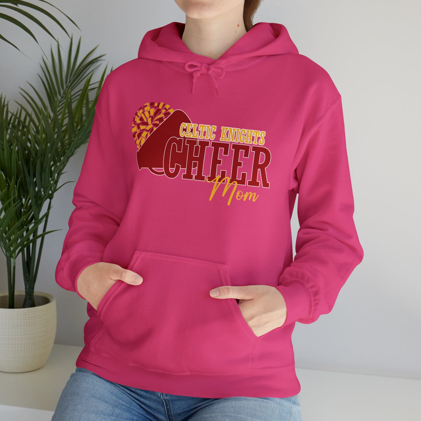 Celtic Knights Cheer Mom Hooded Sweatshirt
