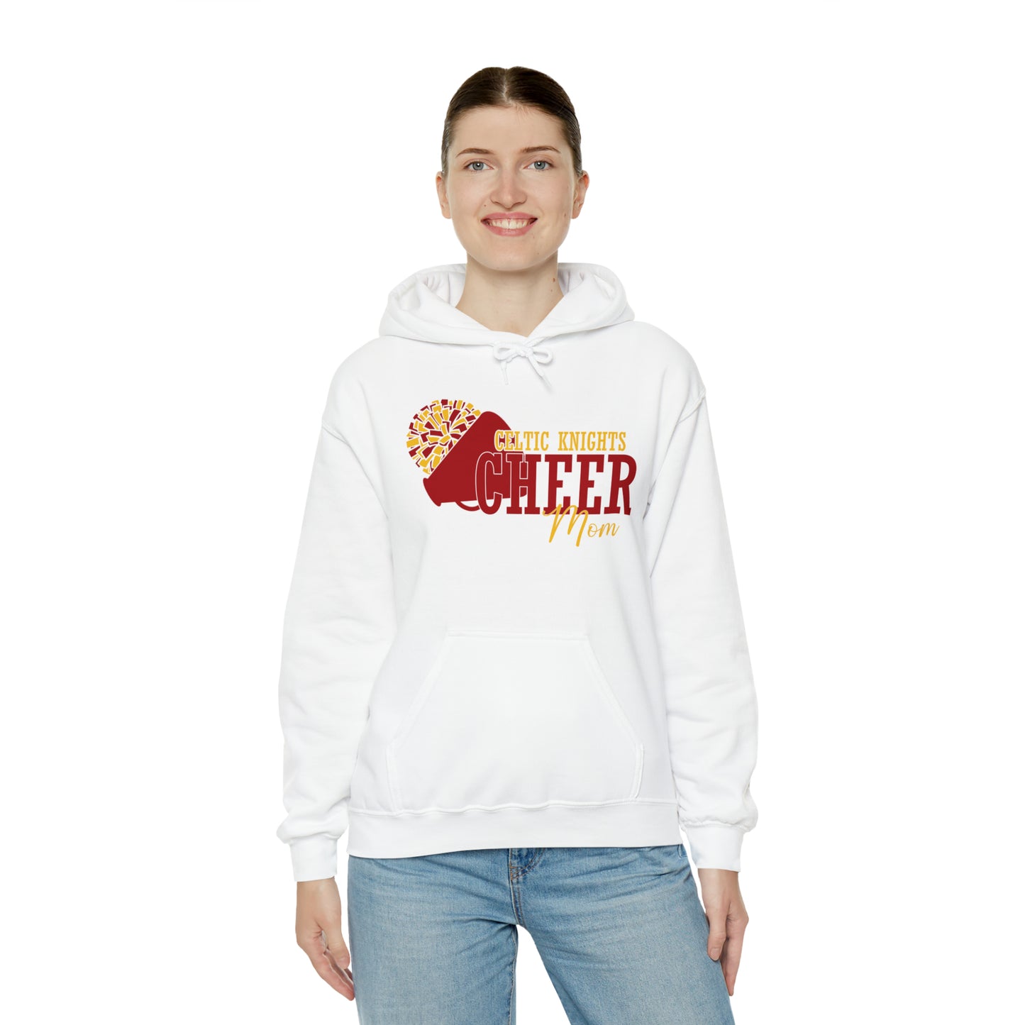 Celtic Knights Cheer Mom Hooded Sweatshirt
