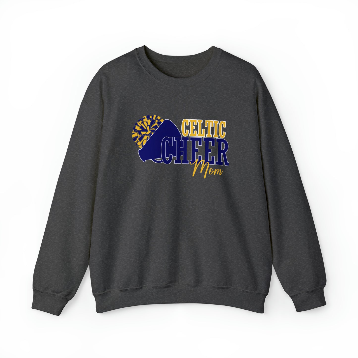 Celtic Cheer Mom Crewneck Sweatshirt