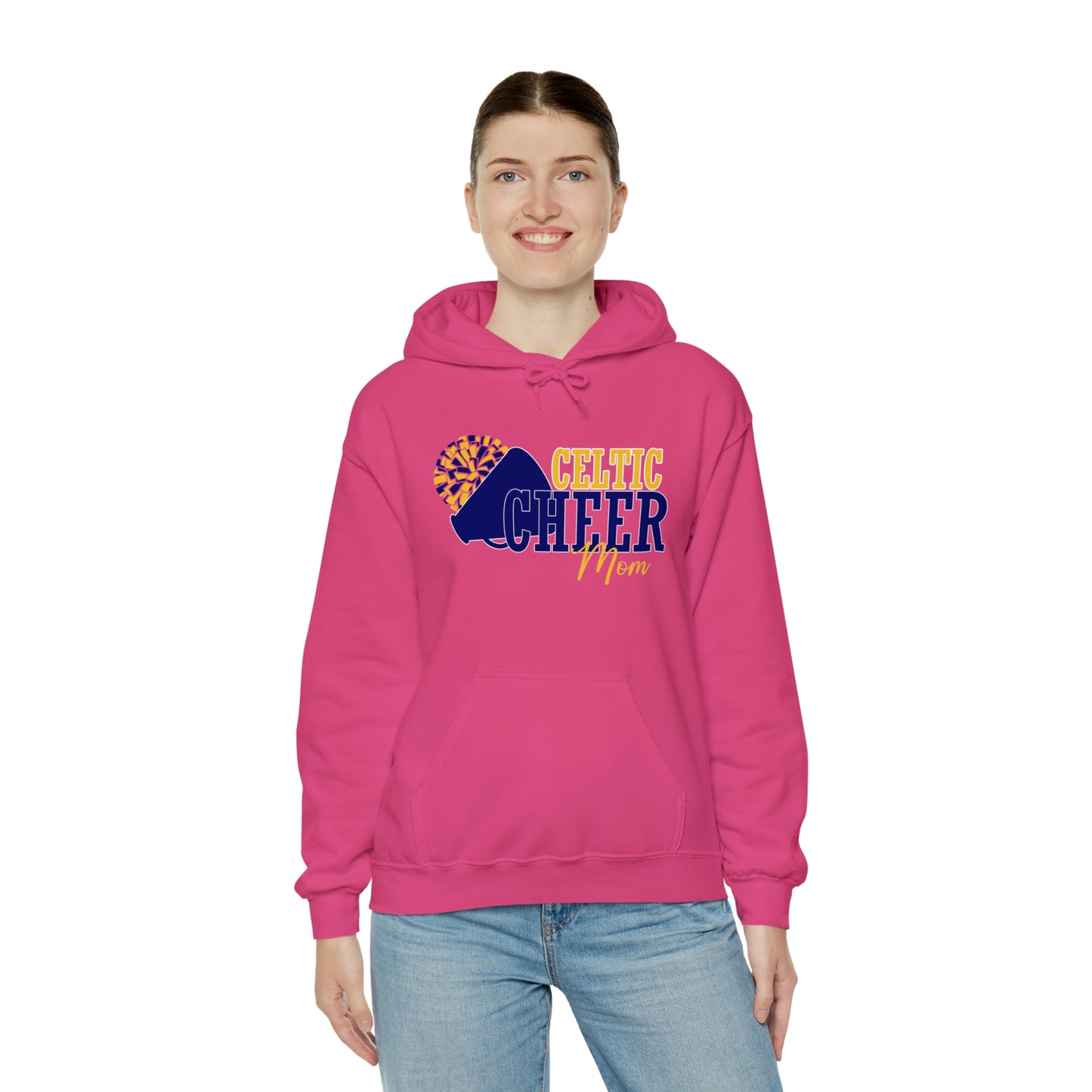 Celtic Cheer Mom Hooded Sweatshirt