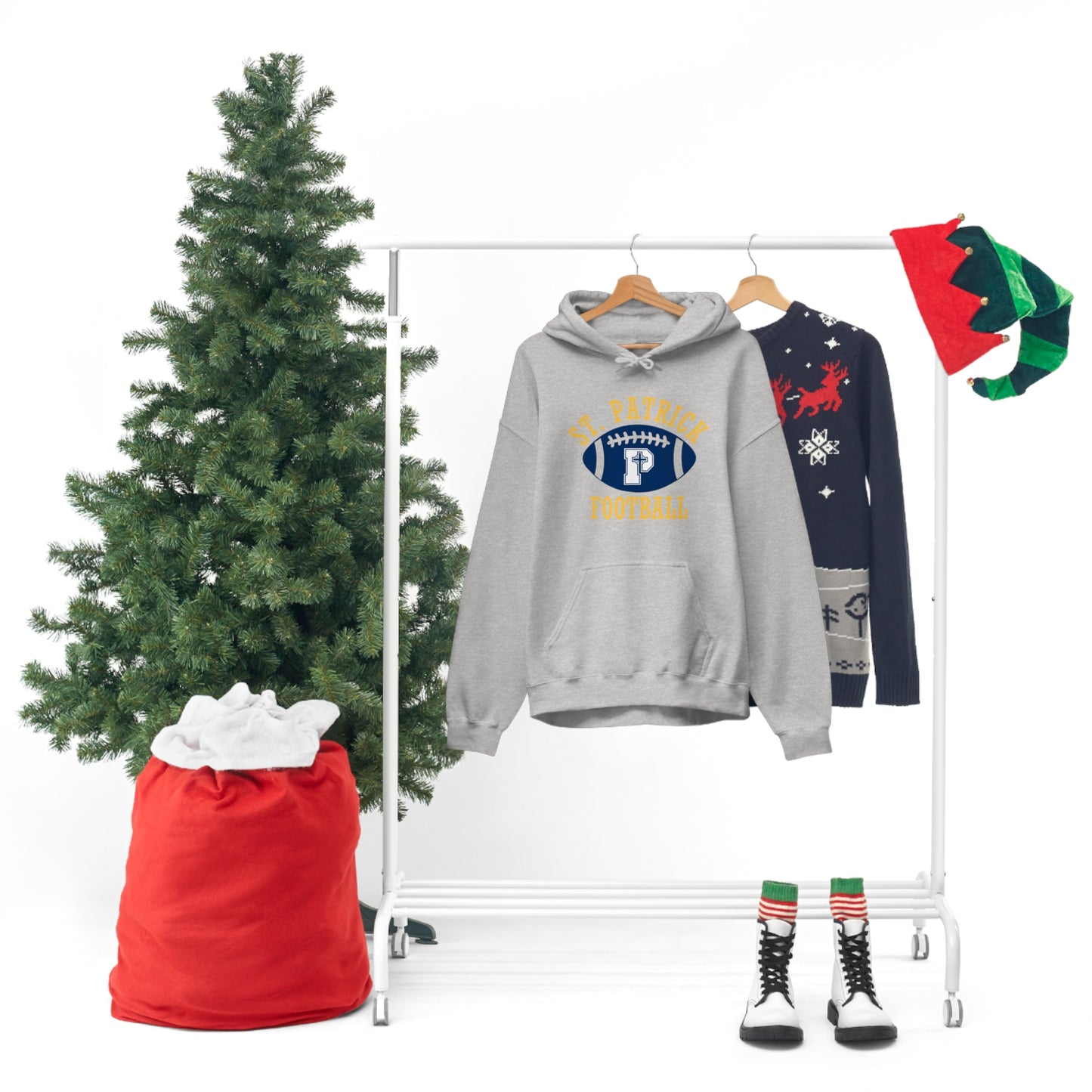 Football Hooded Sweatshirt