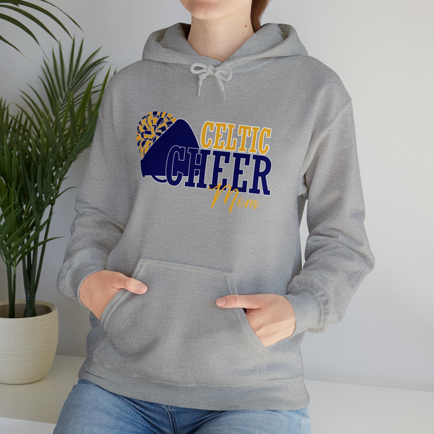 Celtic Cheer Mom Hooded Sweatshirt