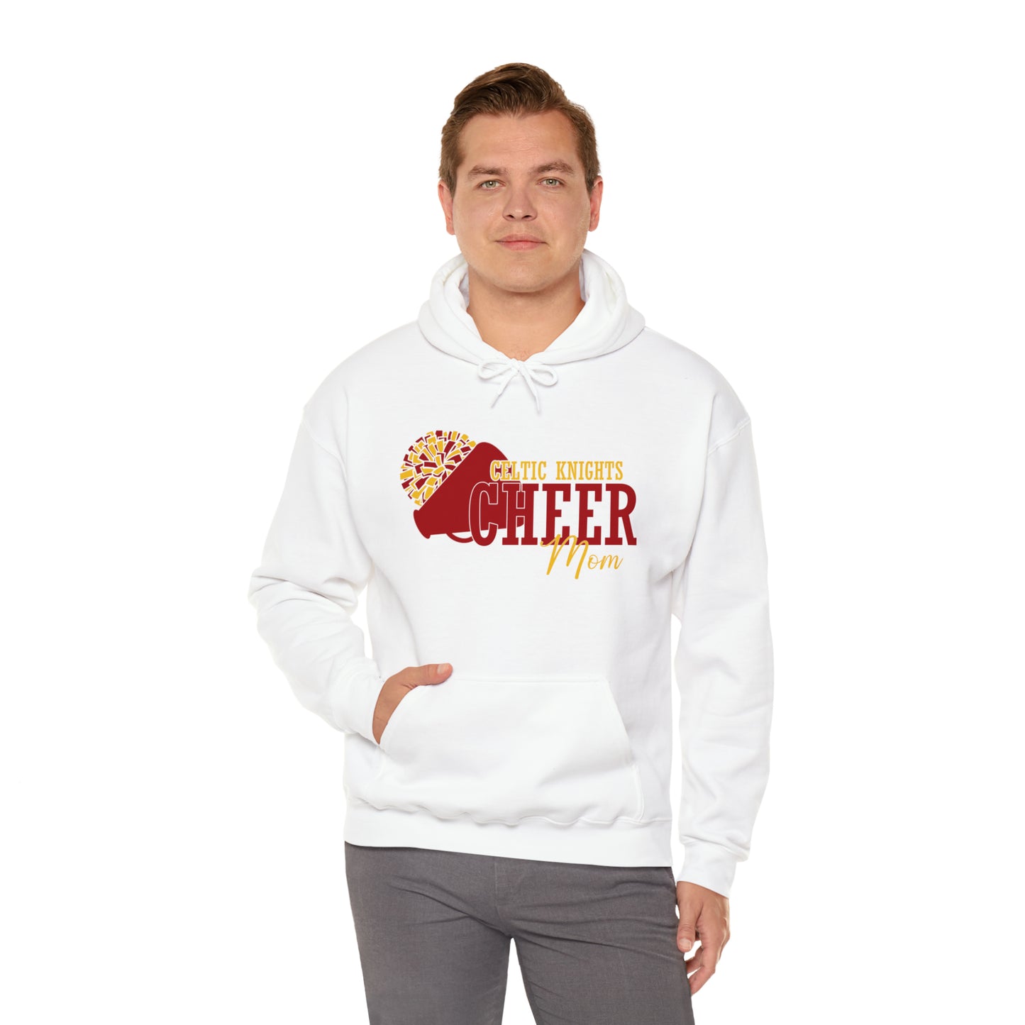 Celtic Knights Cheer Mom Hooded Sweatshirt