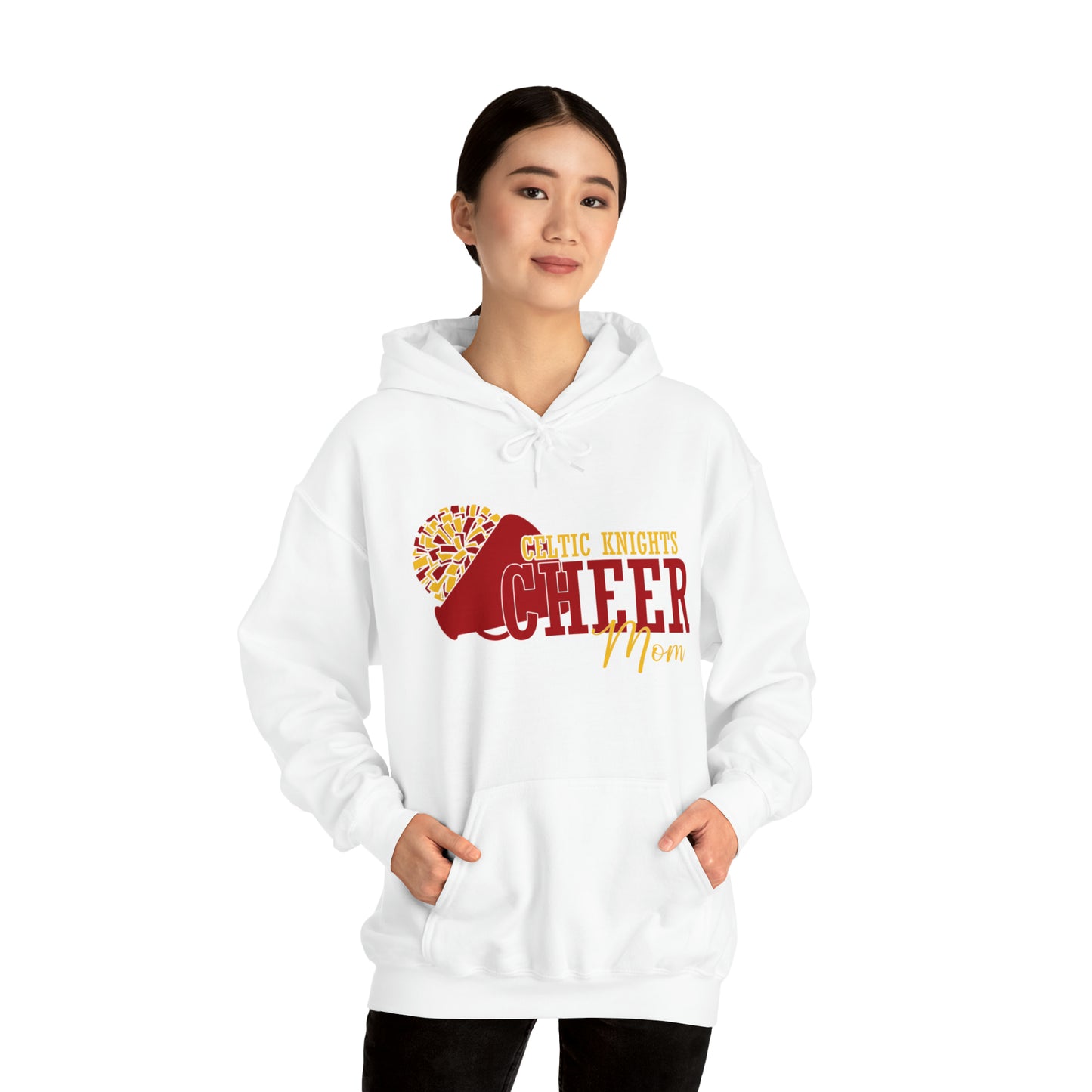 Celtic Knights Cheer Mom Hooded Sweatshirt