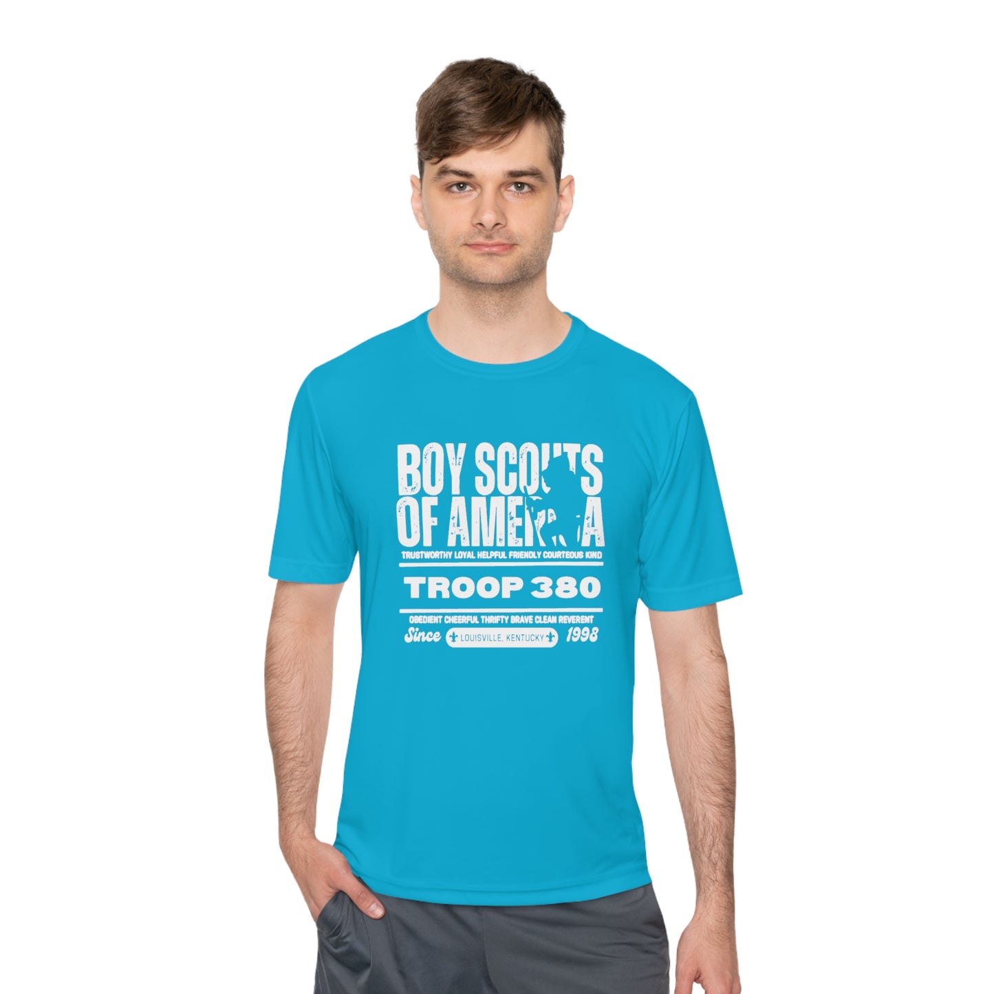 Boy Scouts Adult Moisture Wicking Tee
