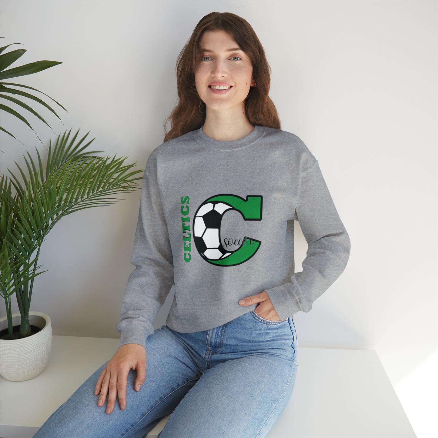 Soccer Heavy Blend™ Crewneck Sweatshirt