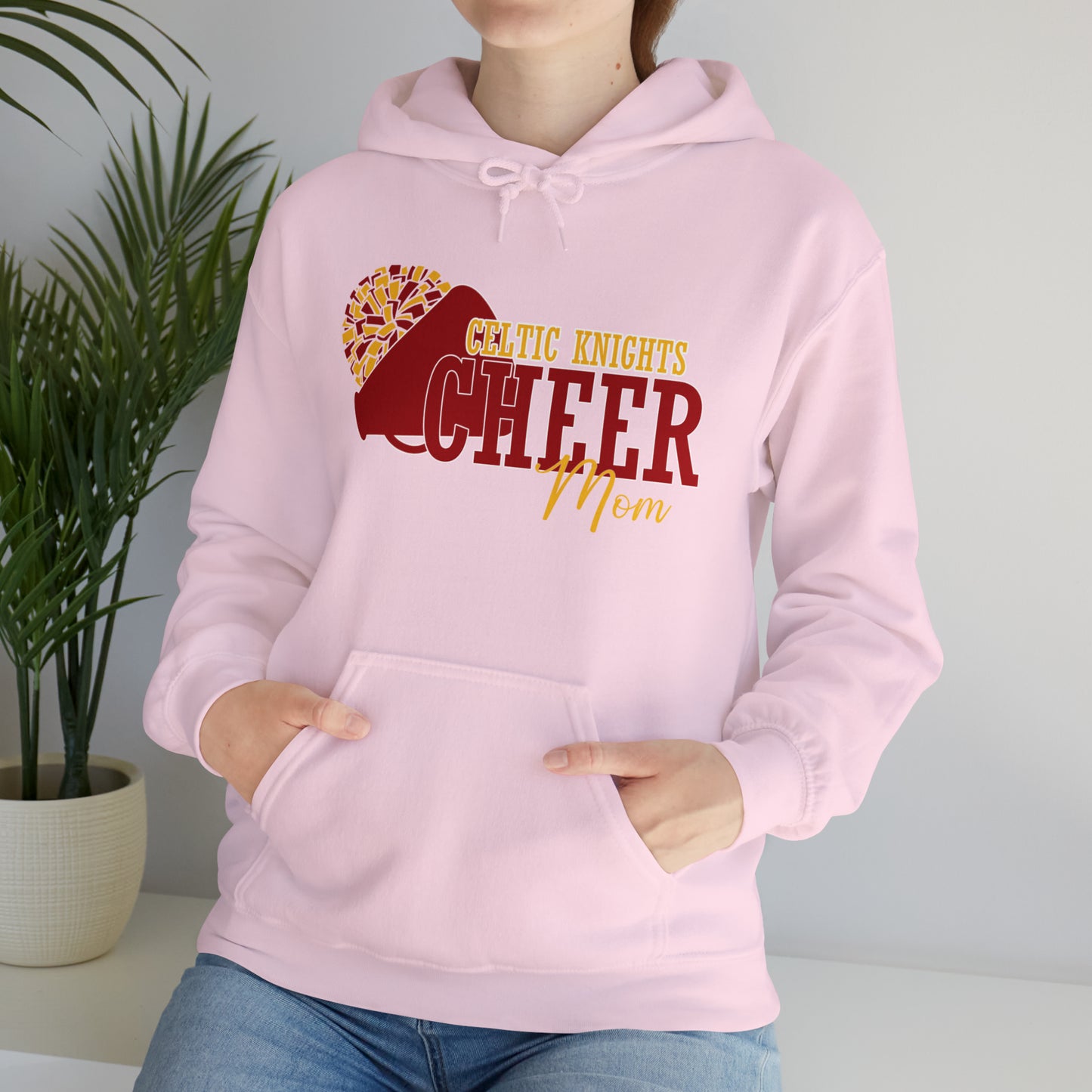 Celtic Knights Cheer Mom Hooded Sweatshirt