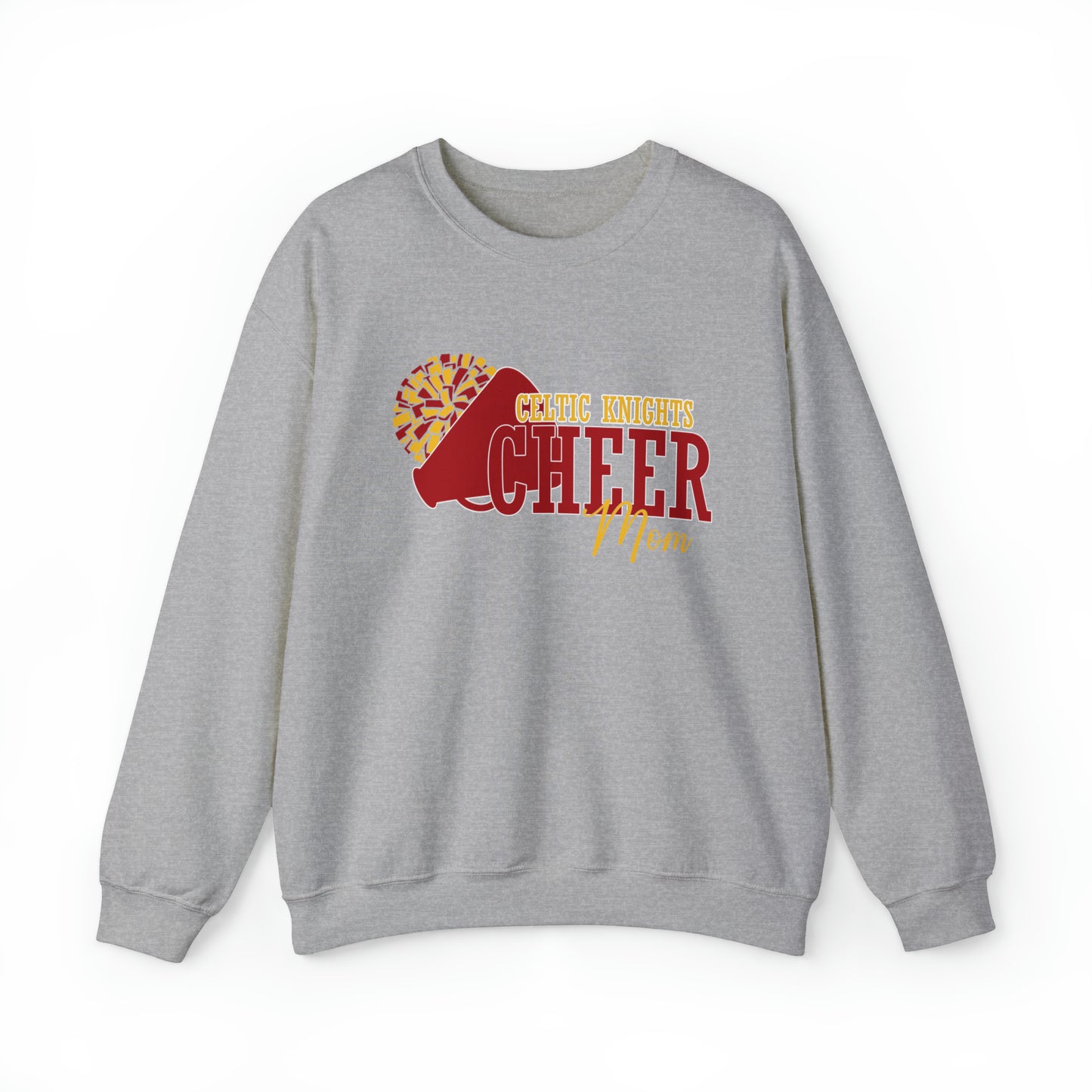 Celtic Knights Cheer Mom Crewneck Sweatshirt