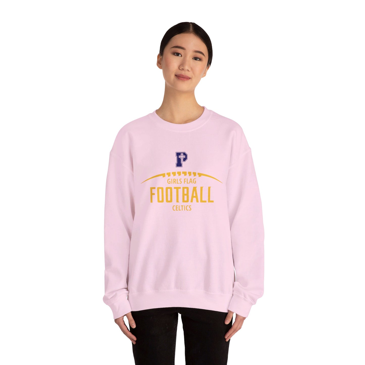 Flag Football Adult Crewneck Sweatshirt