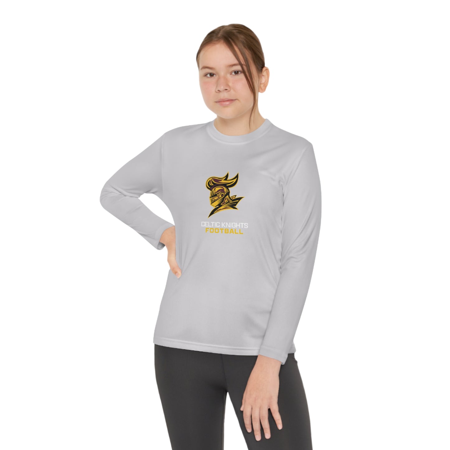 Celtic Knights Football Youth Long Sleeve Competitor Tee