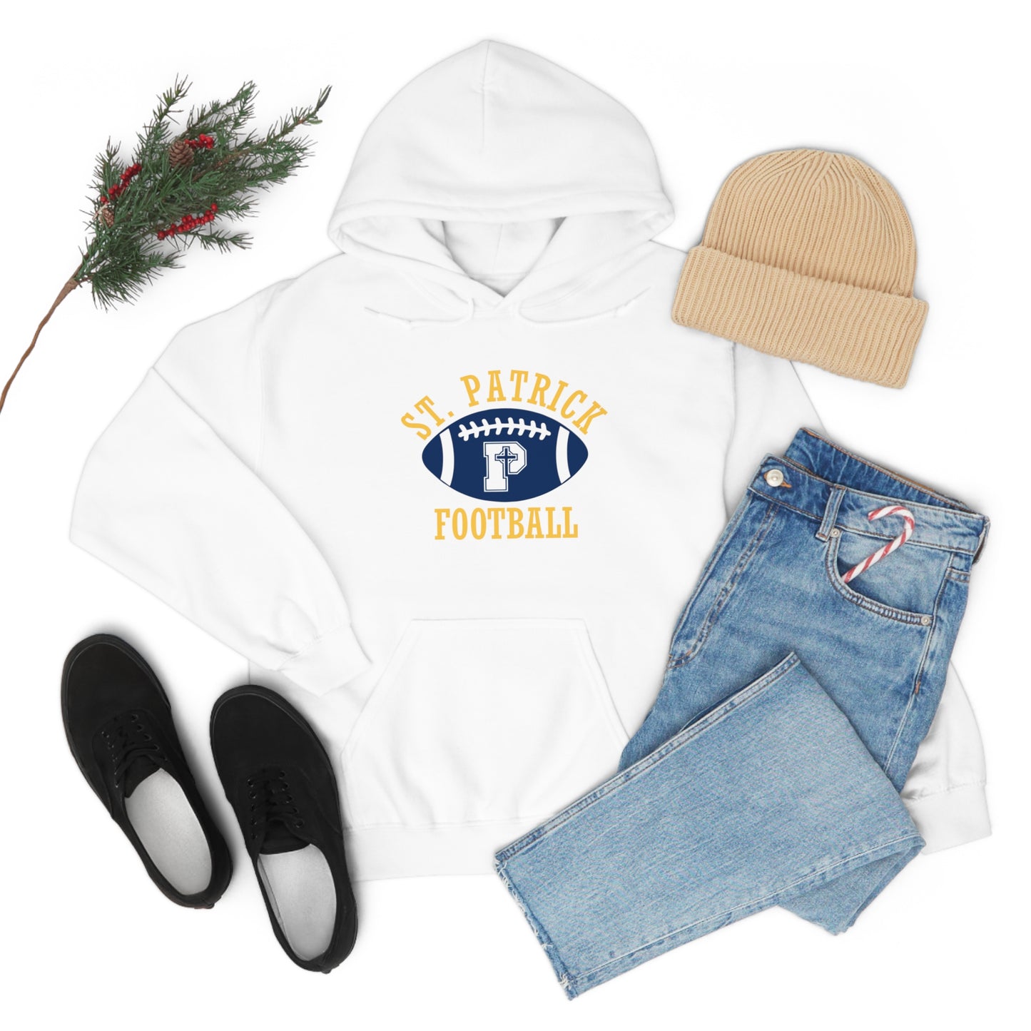 Football Hooded Sweatshirt