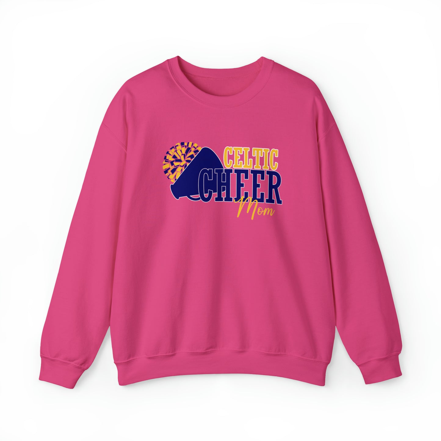 Celtic Cheer Mom Crewneck Sweatshirt