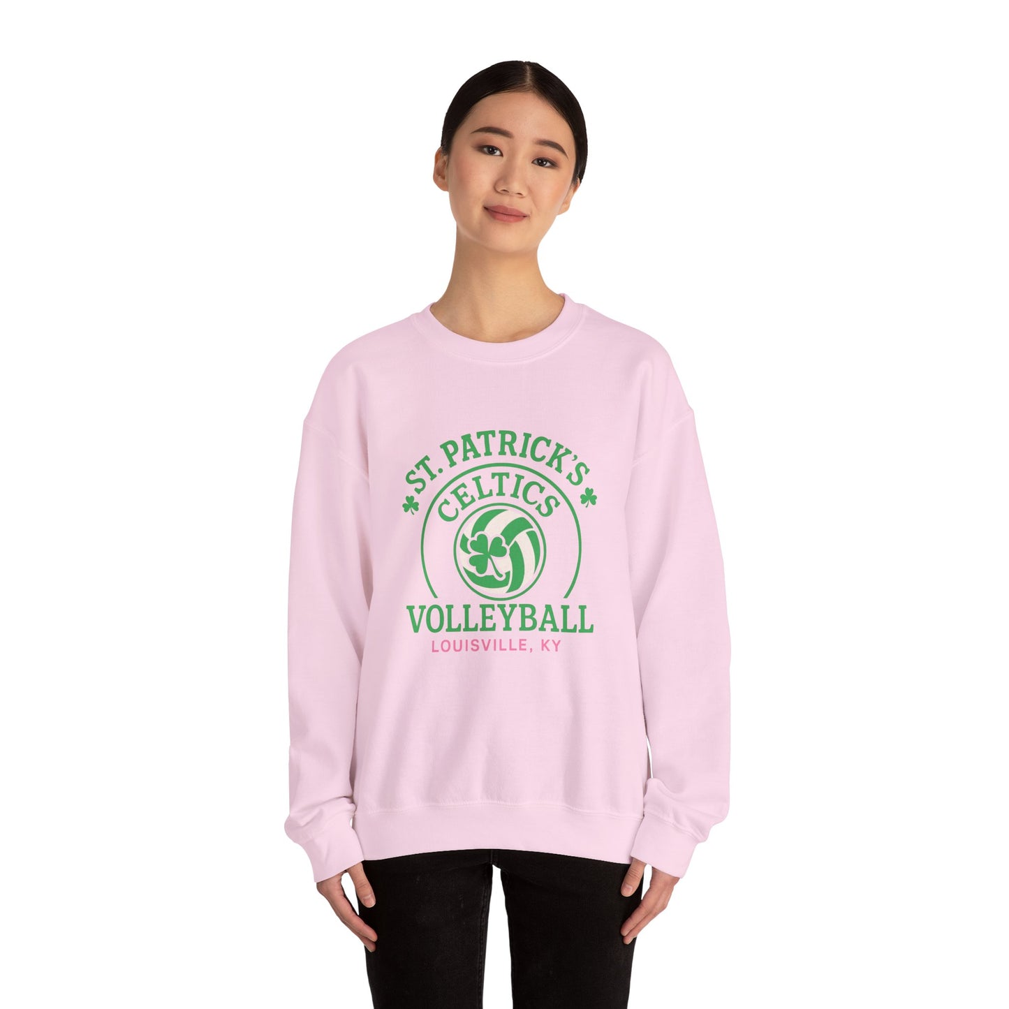 Volleyball Adult Crewneck Sweatshirt