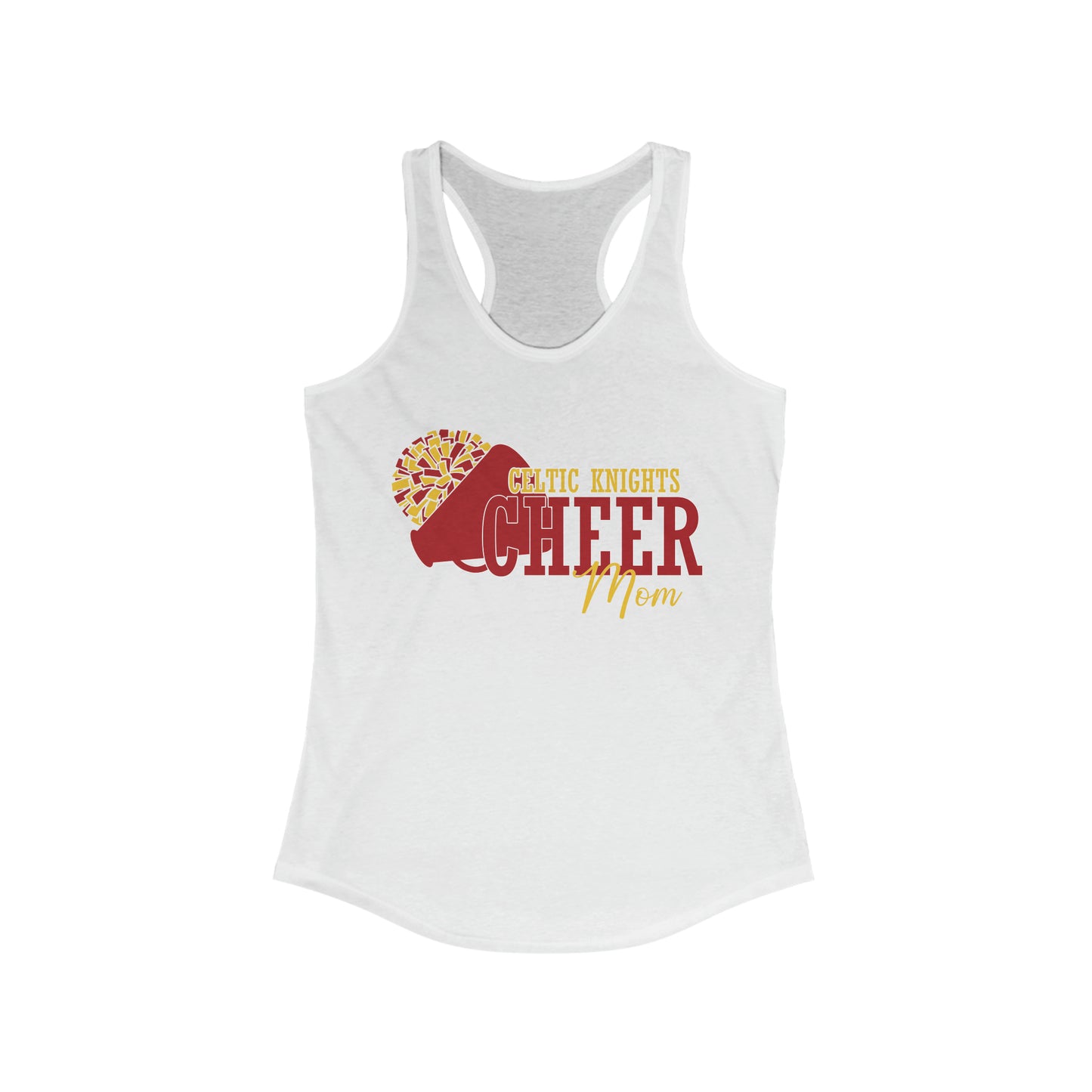 Celtic Knights Cheer Mom Racerback Tank