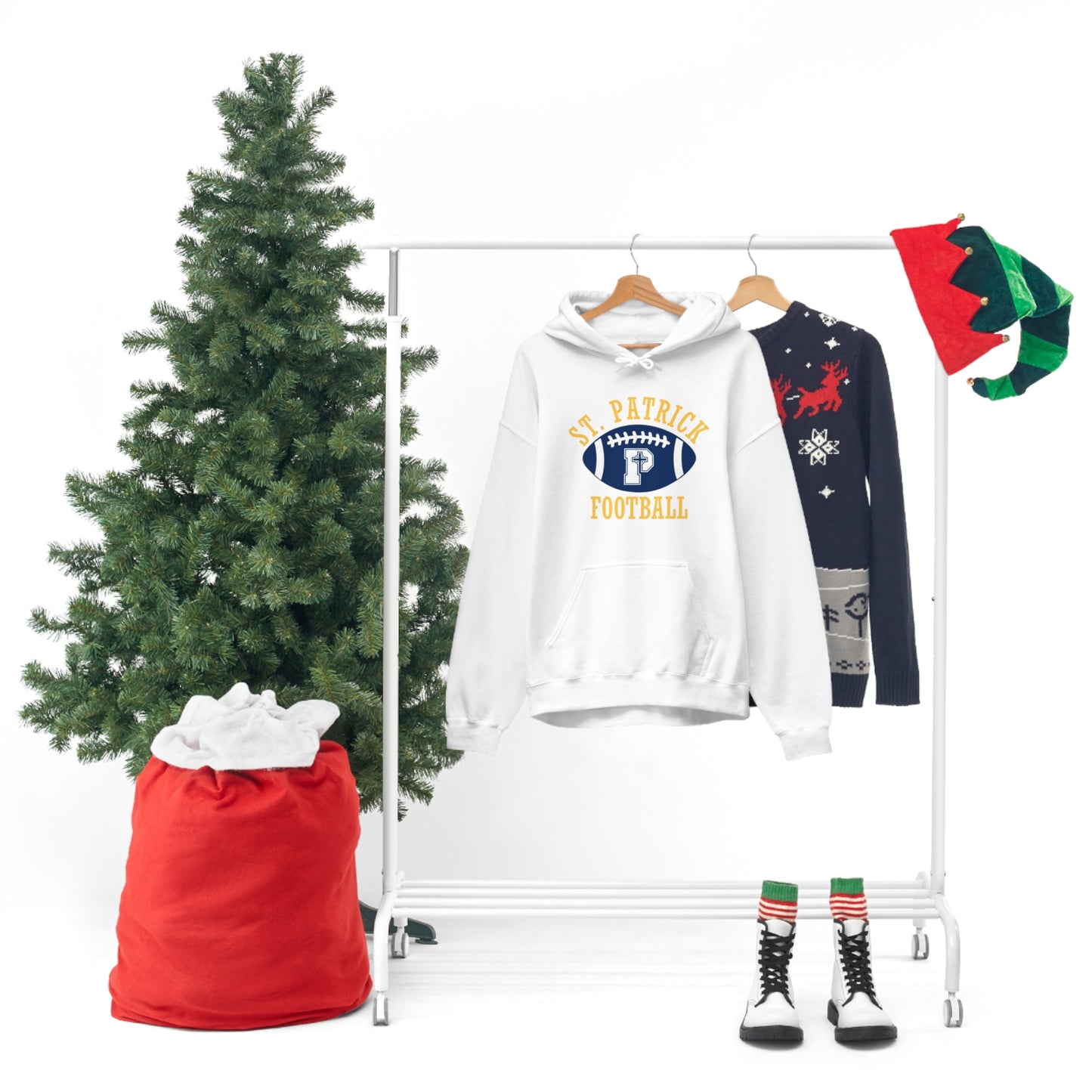 Football Hooded Sweatshirt