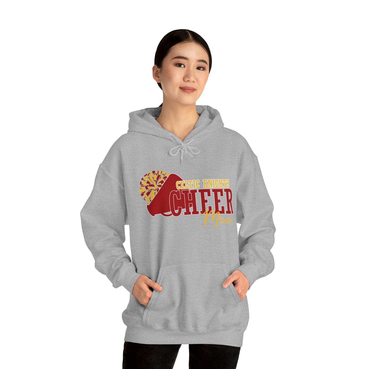 Celtic Knights Cheer Mom Hooded Sweatshirt