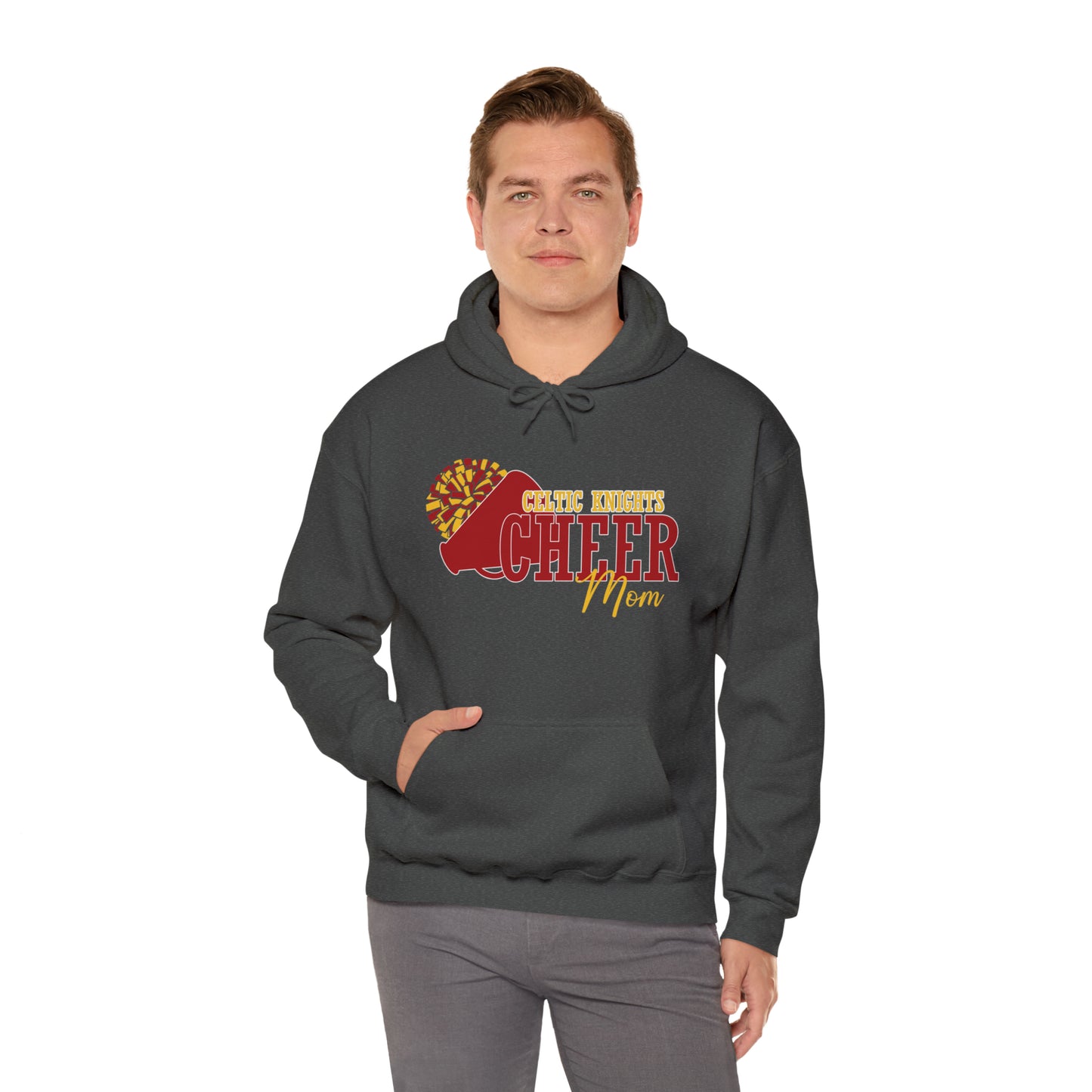 Celtic Knights Cheer Mom Hooded Sweatshirt