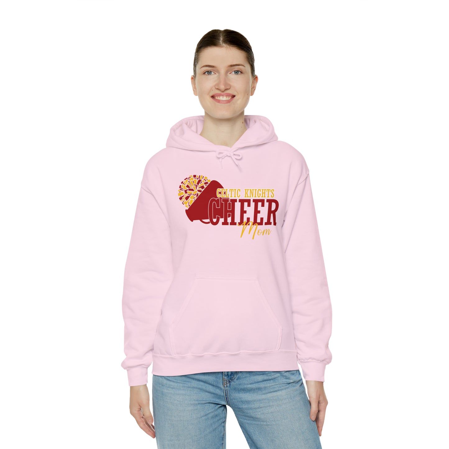 Celtic Knights Cheer Mom Hooded Sweatshirt