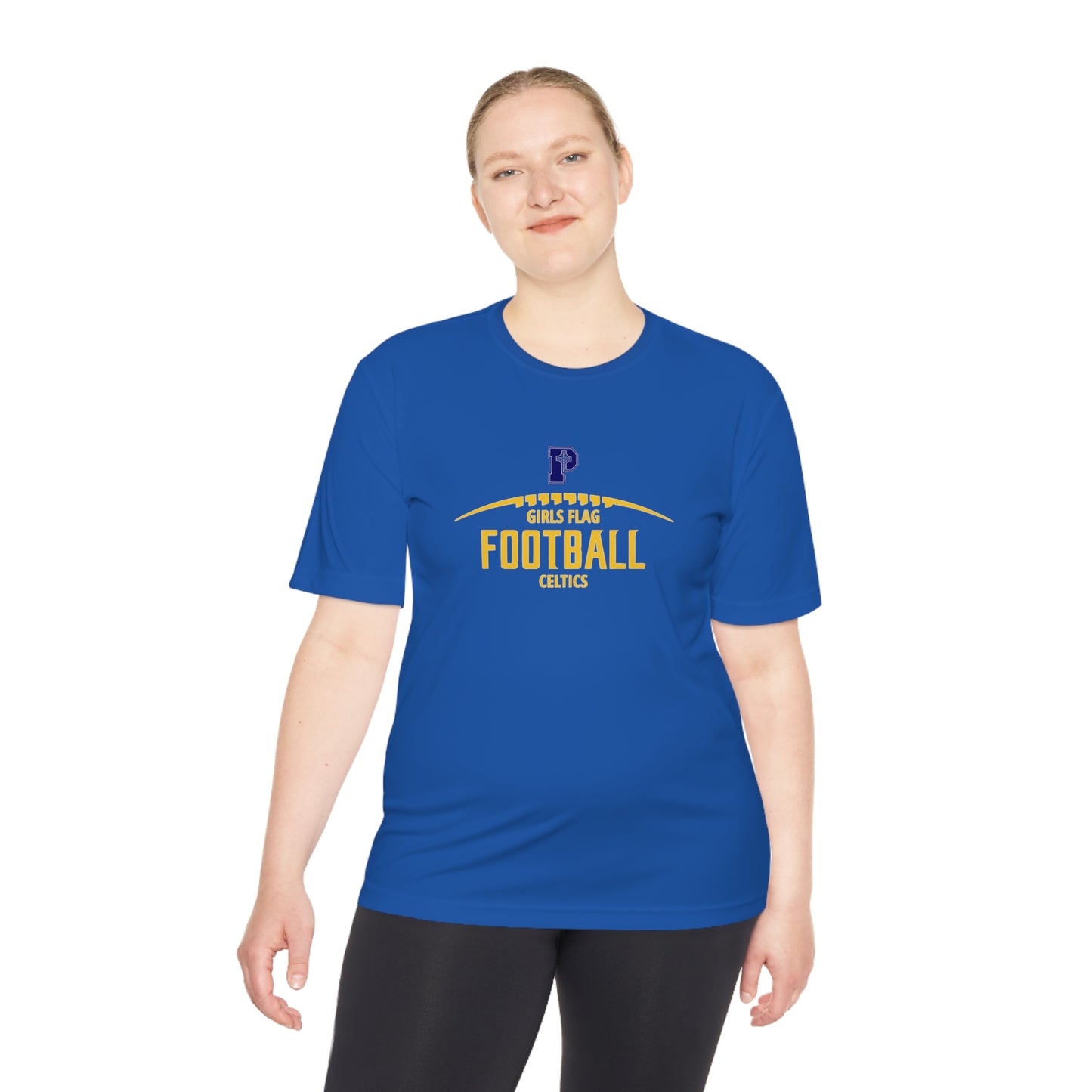 Flag Football Adult Moisture Wicking Tee
