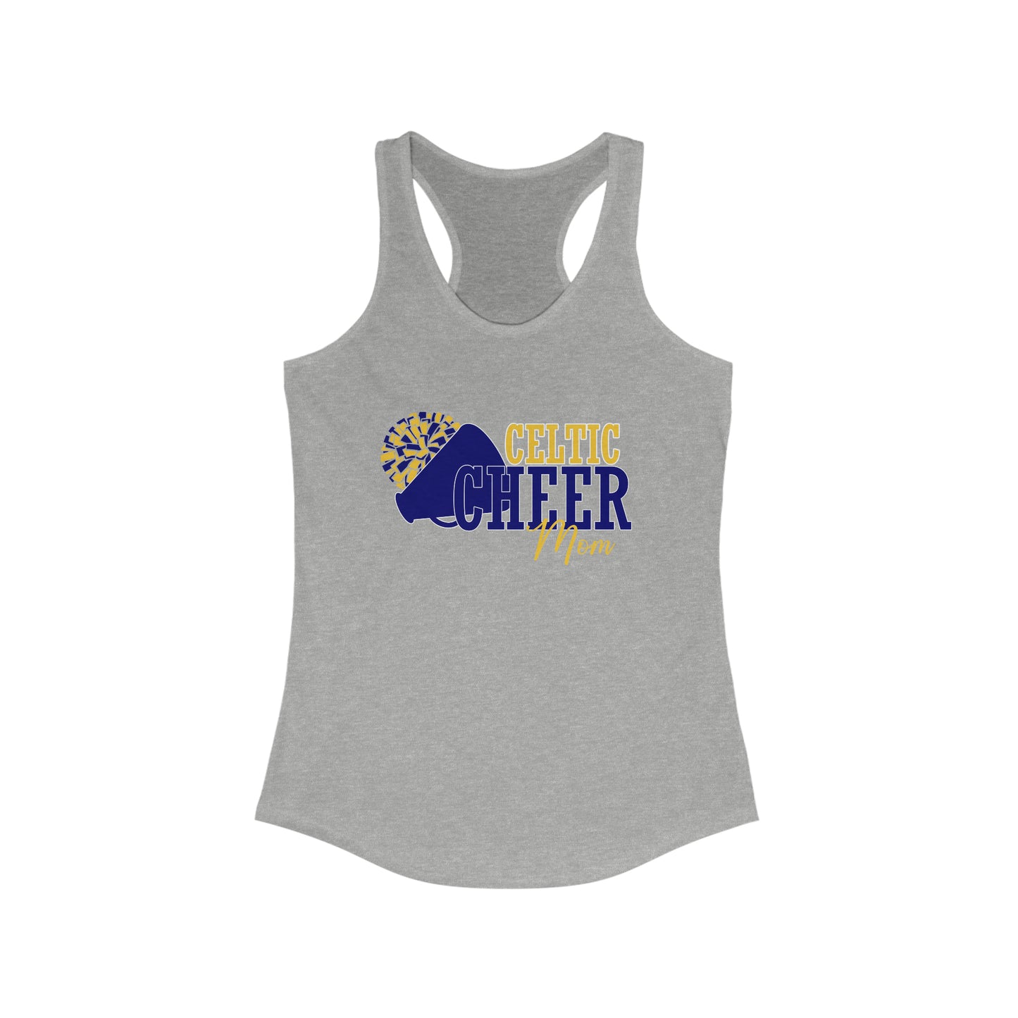 Celtic Cheer Mom Racerback Tank
