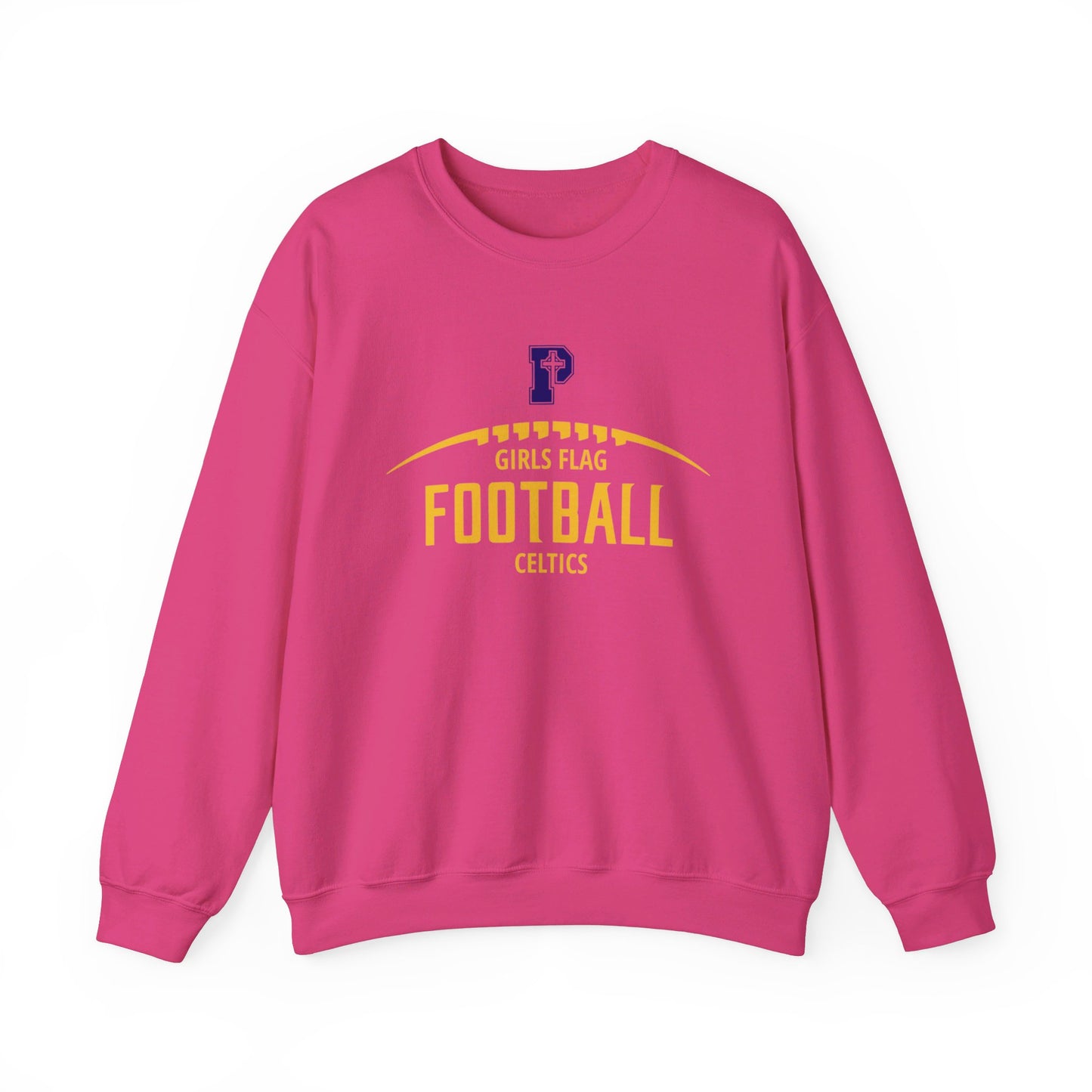 Flag Football Adult Crewneck Sweatshirt
