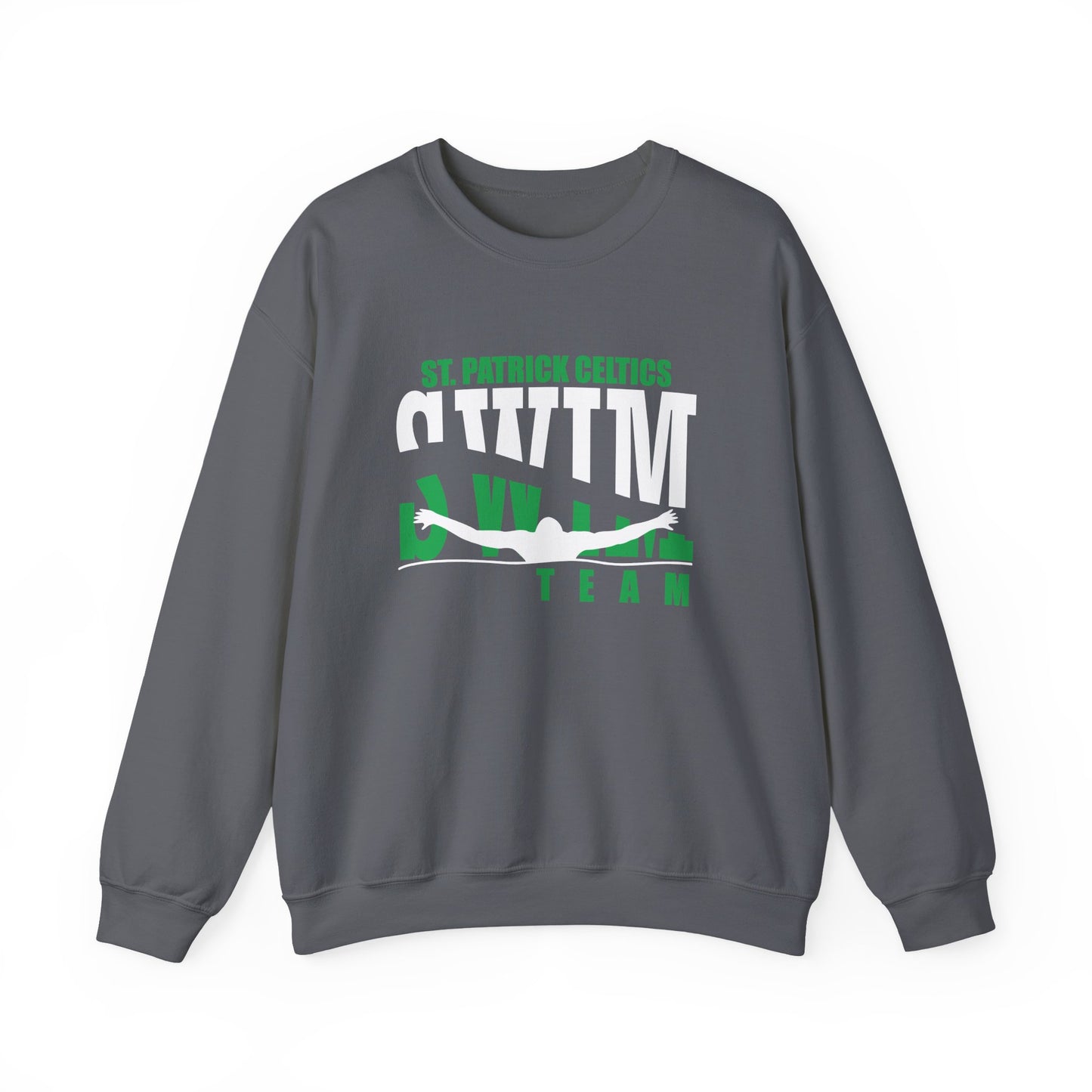 Swimming Adult Crewneck Sweatshirt