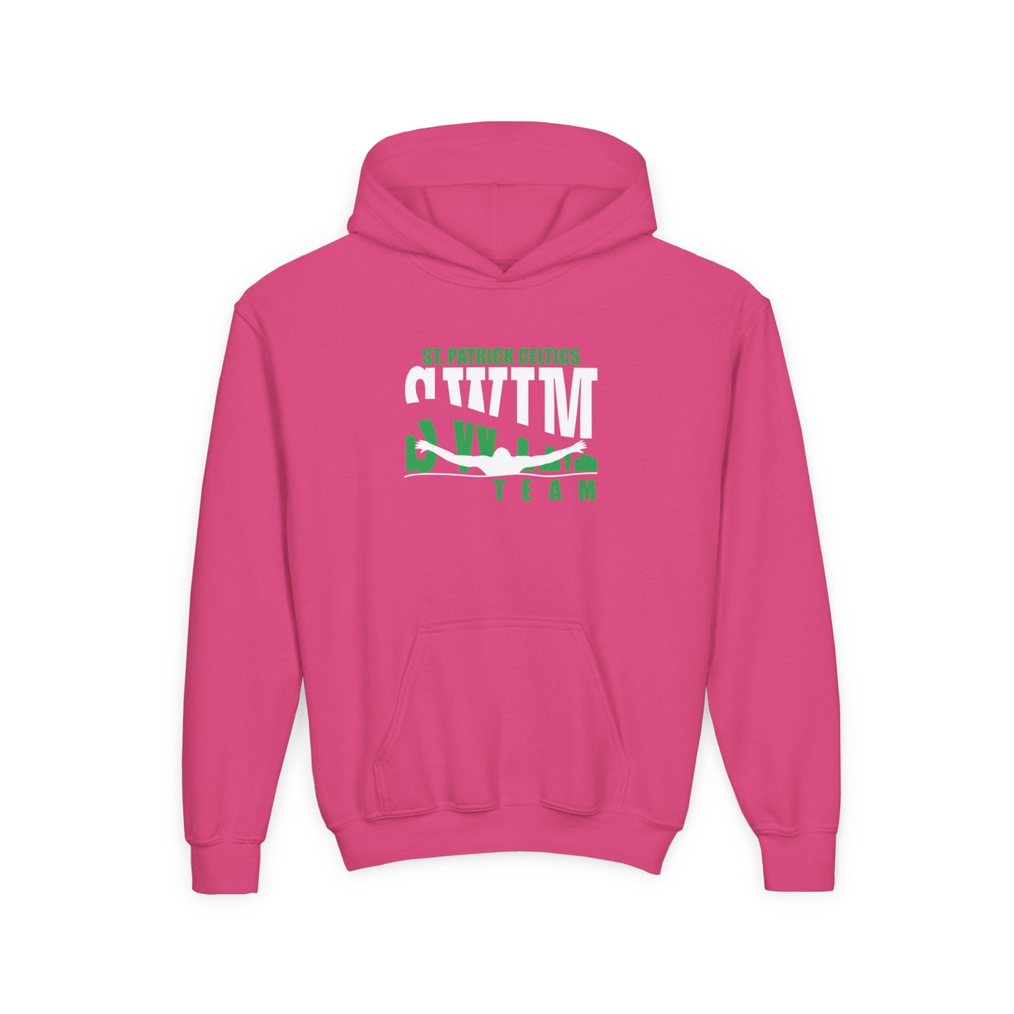 Swimming Youth Hooded Sweatshirt