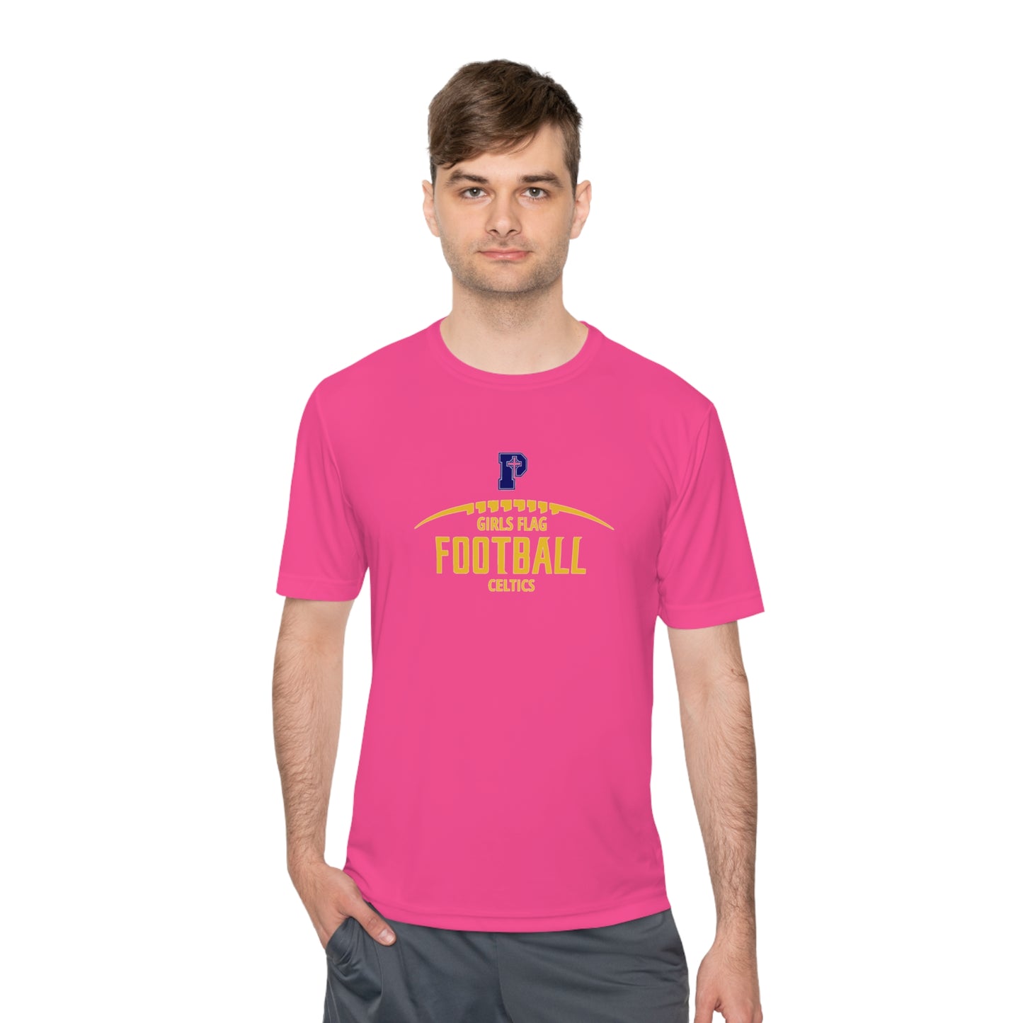 Flag Football Adult Moisture Wicking Tee