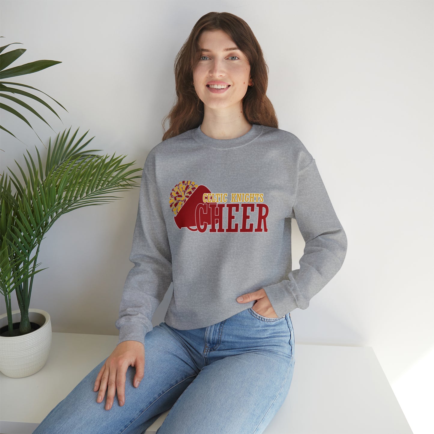 Celtic Knights Cheer Crewneck Sweatshirt