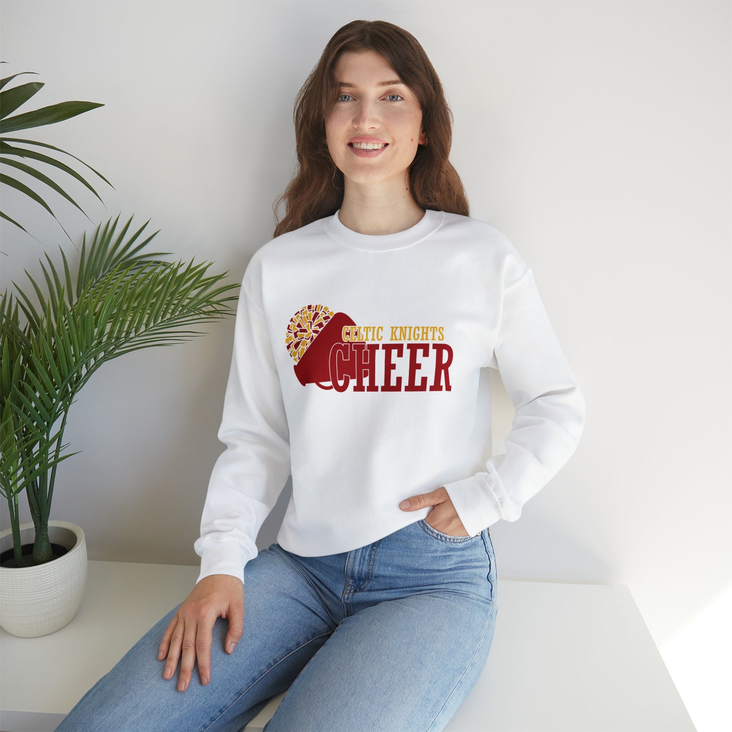 Celtic Knights Cheer Crewneck Sweatshirt
