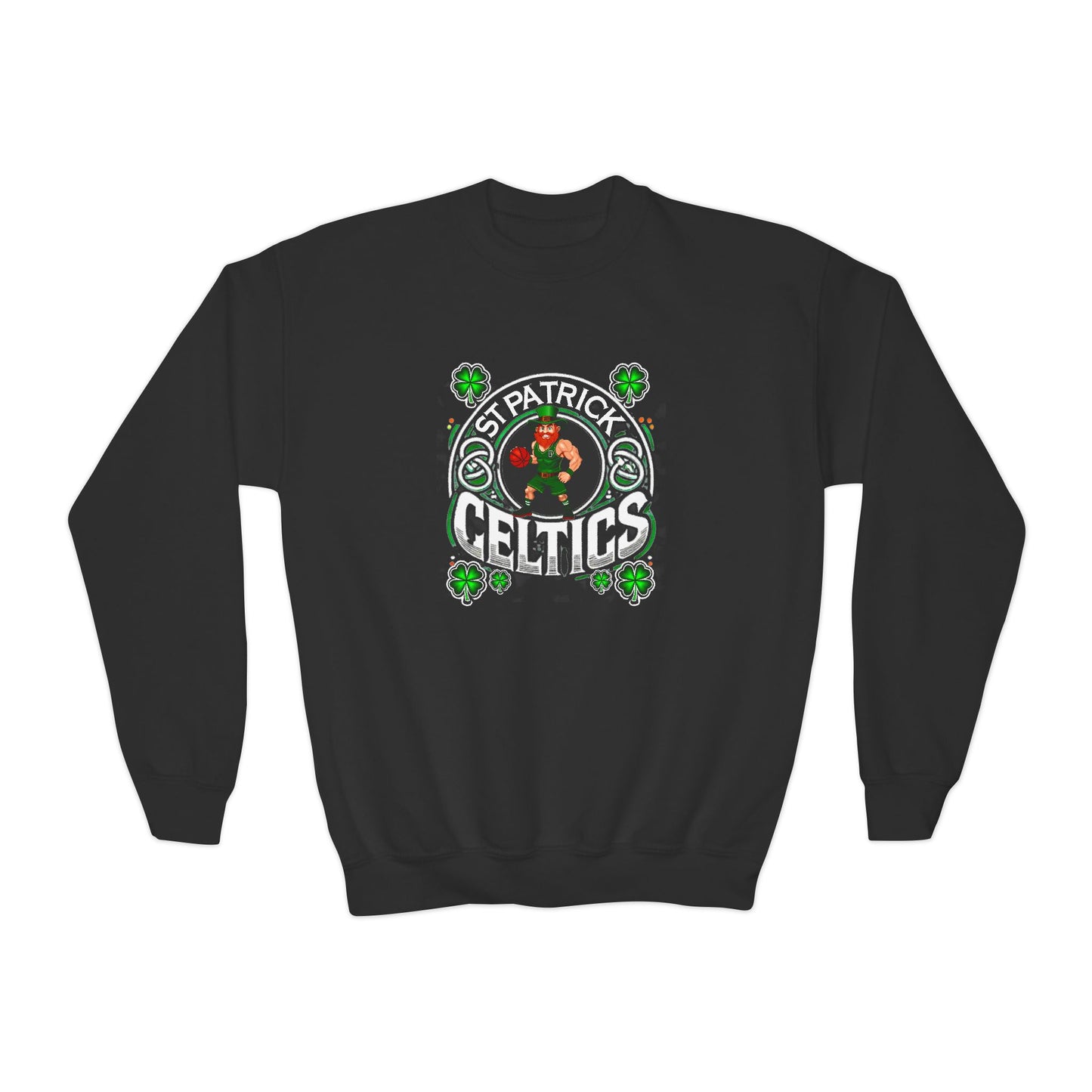Basketball Youth Crewneck Sweatshirt