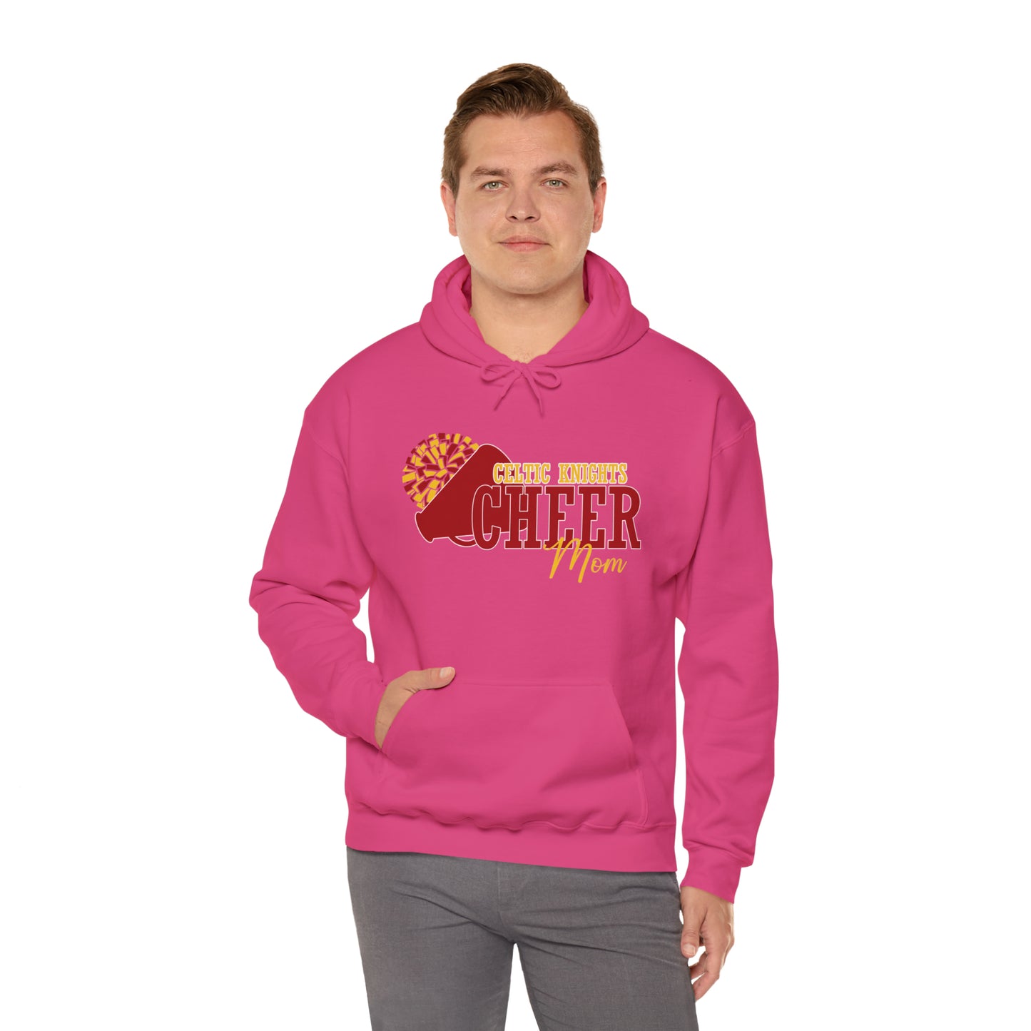 Celtic Knights Cheer Mom Hooded Sweatshirt