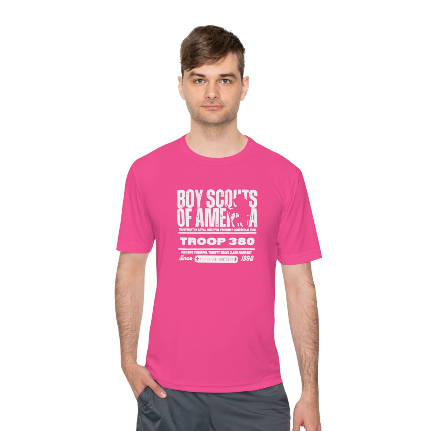 Boy Scouts Adult Moisture Wicking Tee