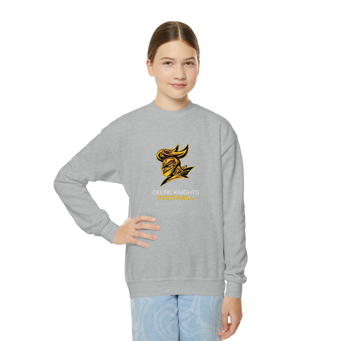 Celtic Knights Football Youth Crewneck Sweatshirt