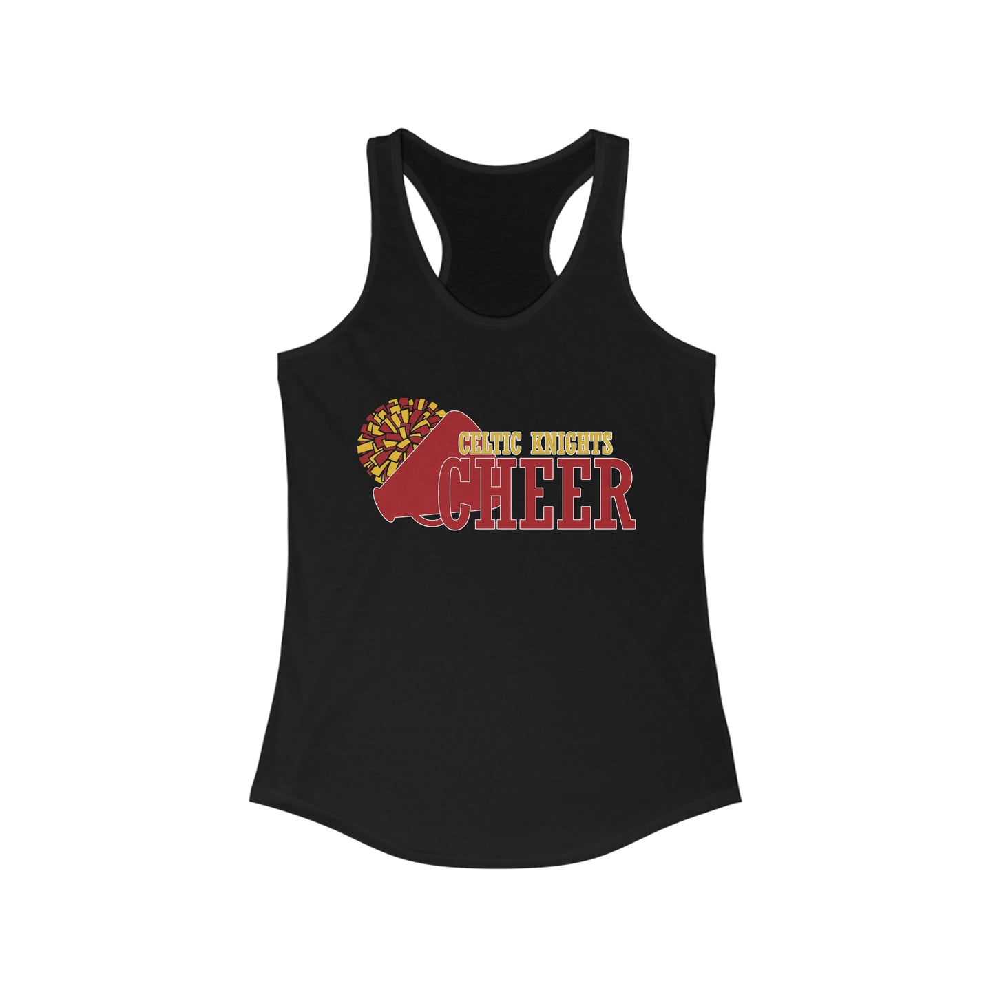 Celtic Knights Cheer Racerback Tank
