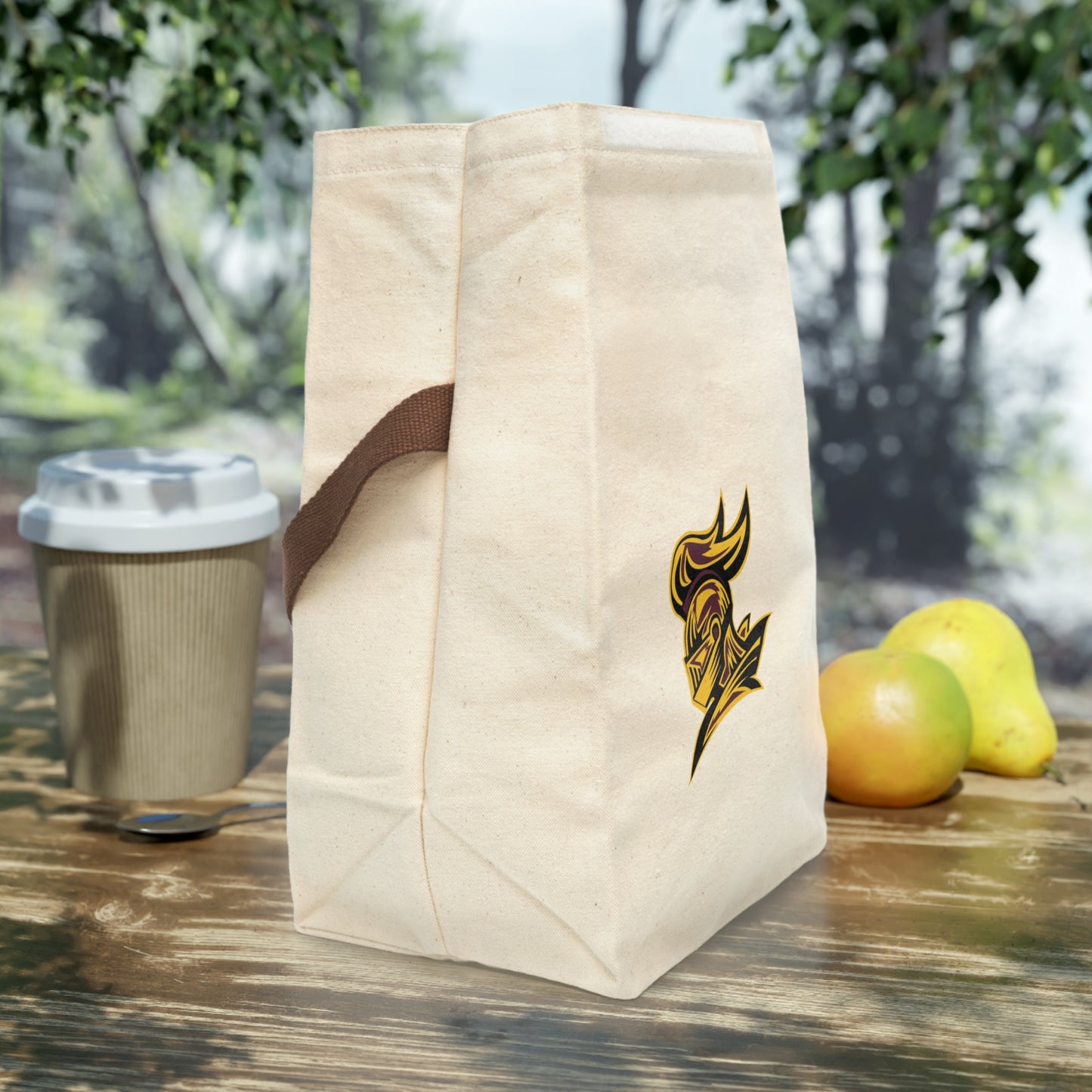 Celtic Knights Canvas Lunch Bag With Strap